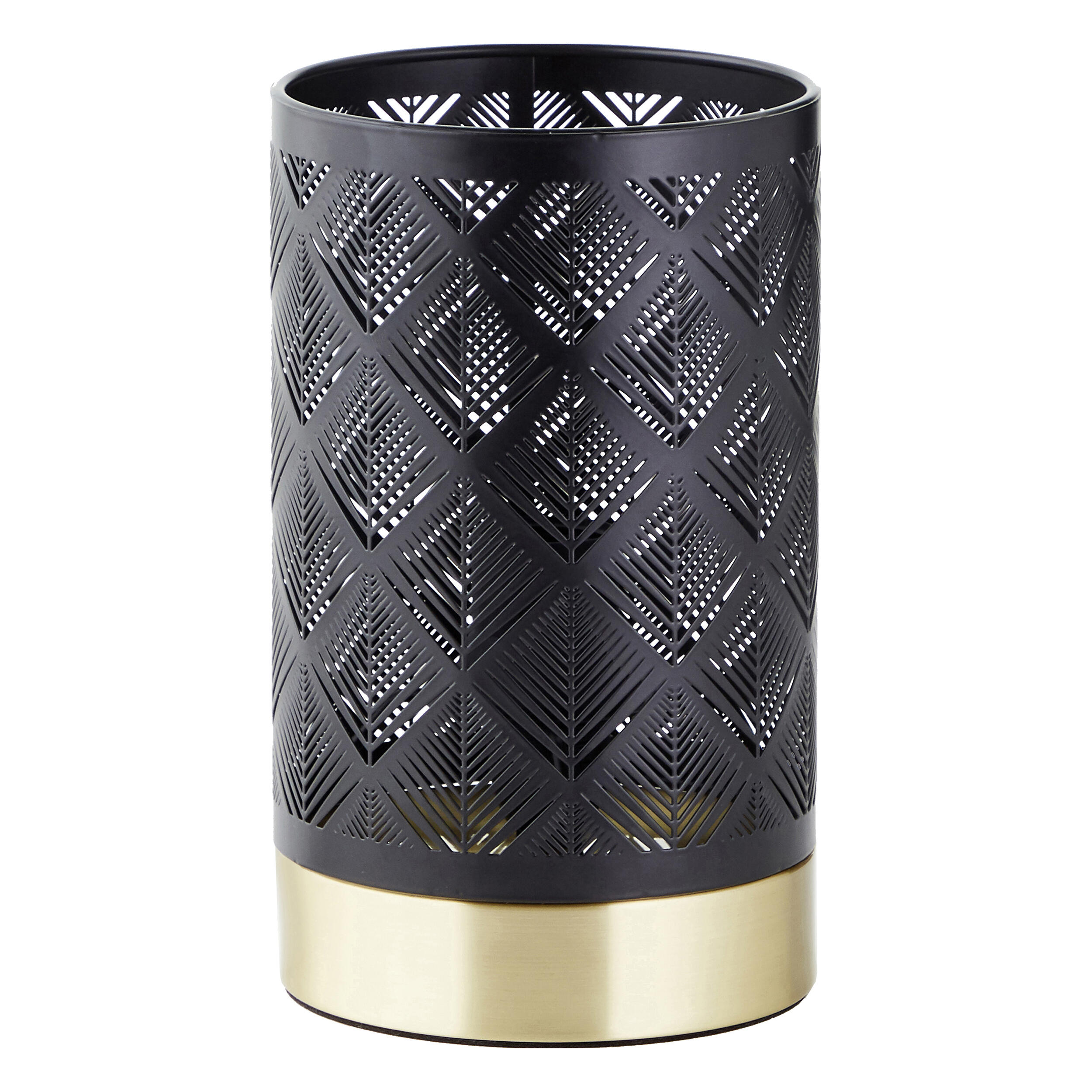 Lámpara de mesa compatible con casquillo E14 Galati INSPIRE con estructura acero negro pantalla negra de acero alimentación a red - 2