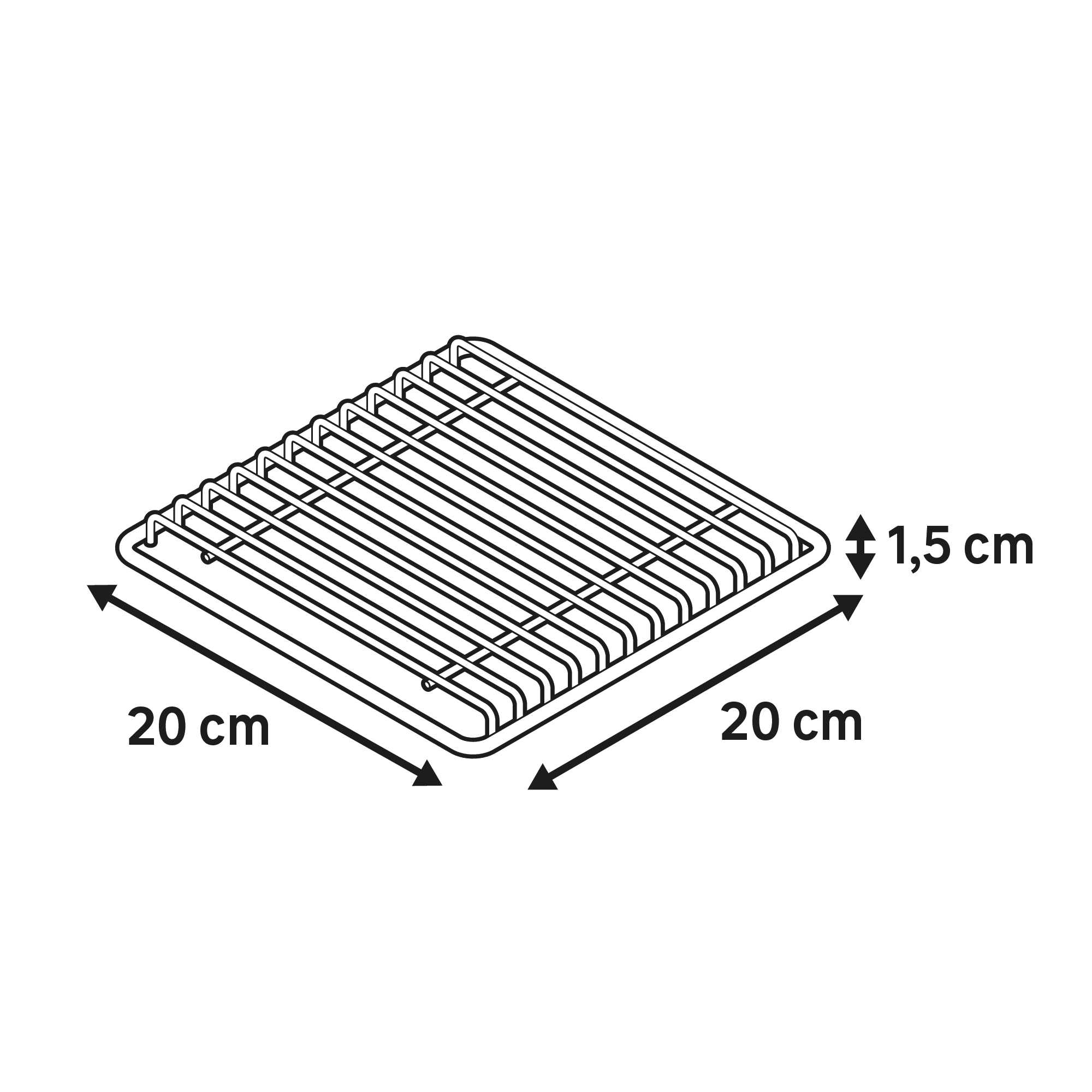 Dessous de plat en métal - 3