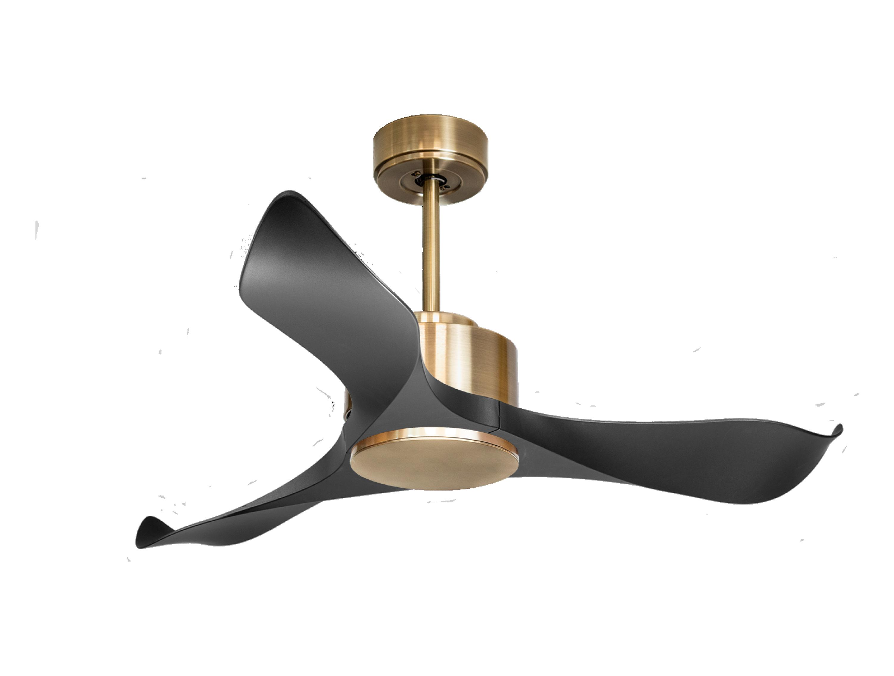 Ventilador de techo sin luz motor dc alaska d106 01 15 purline negro 106 cm