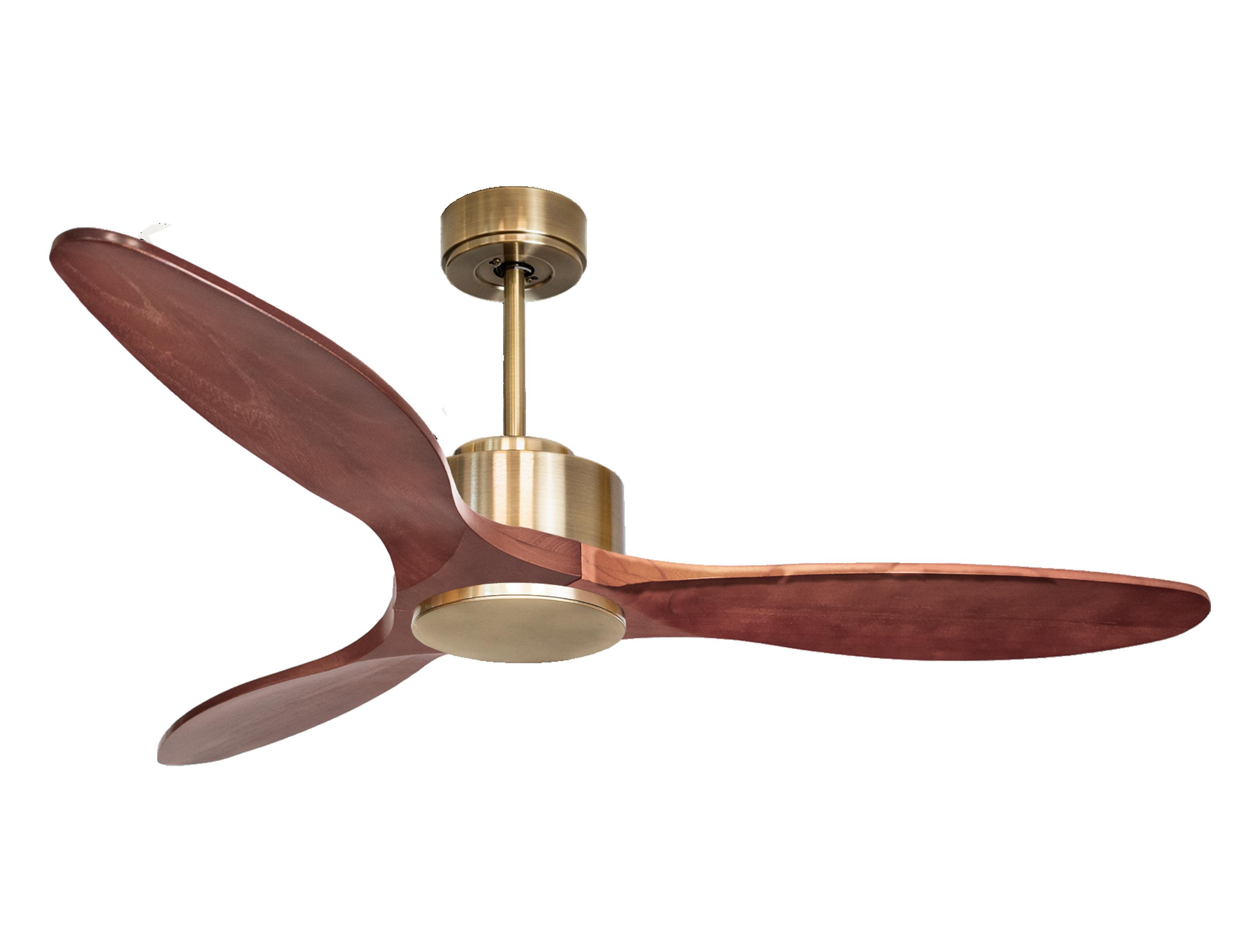 Ventilador de techo sin luz motor dc lima d132 05 15 purline naranja 132 cm