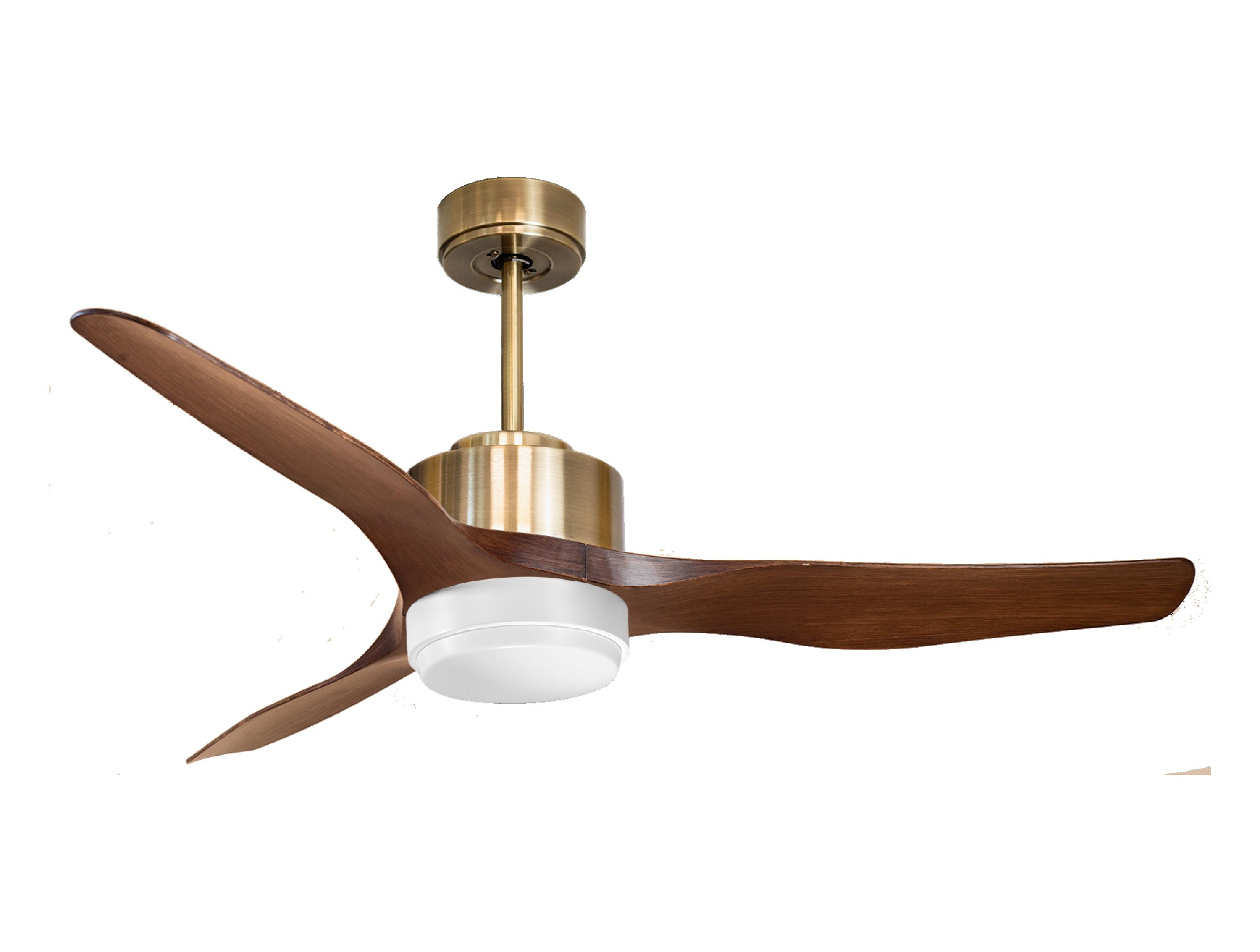 Ventilador de techo con luz motor dc baza d127 03 15 12 purline blanco 127 cm