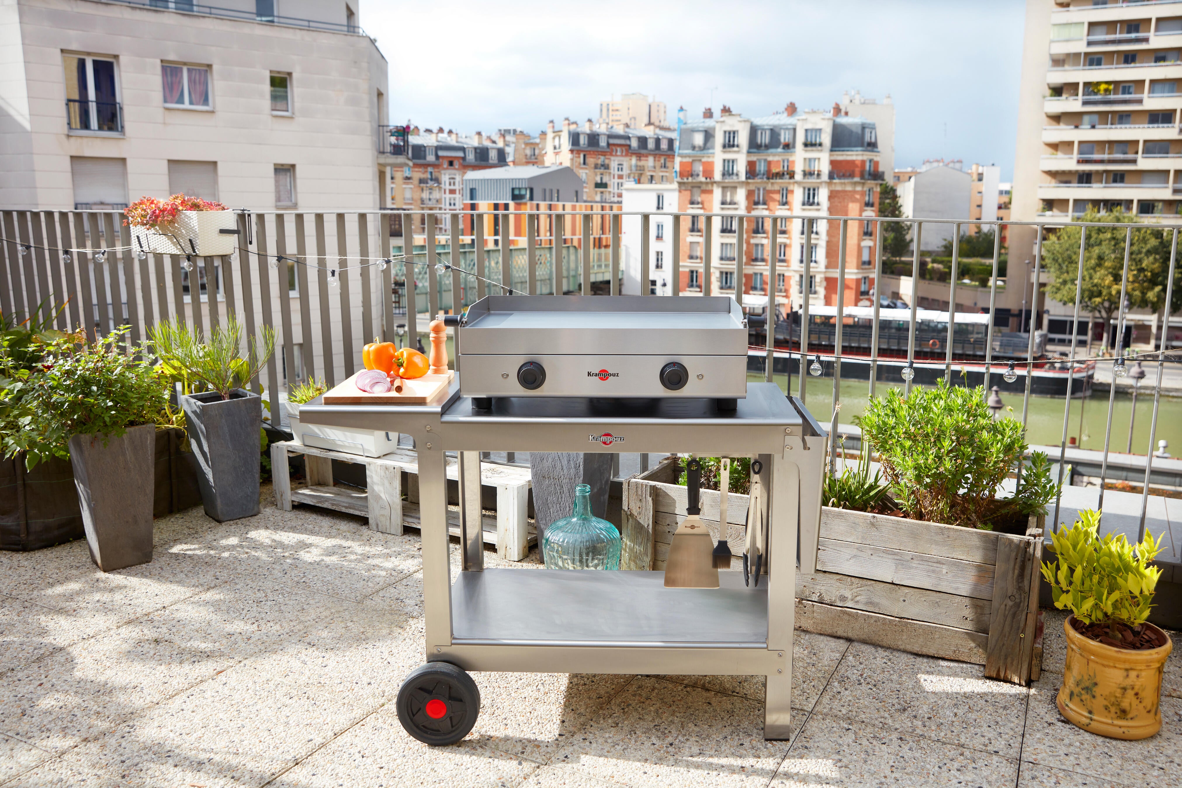 Plancha électrique KRAMPOUZ Saveur, inox - 2