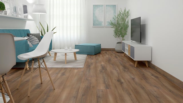 suelo madera oscura