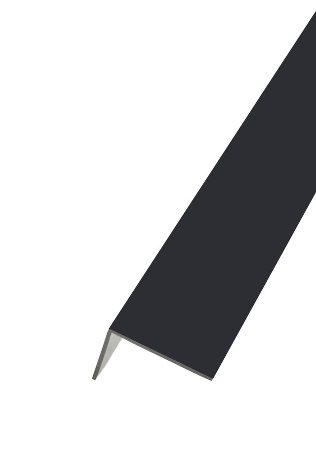 Cornière PVC grise 60x40 ép 2.5 mm longueur 2.50 m