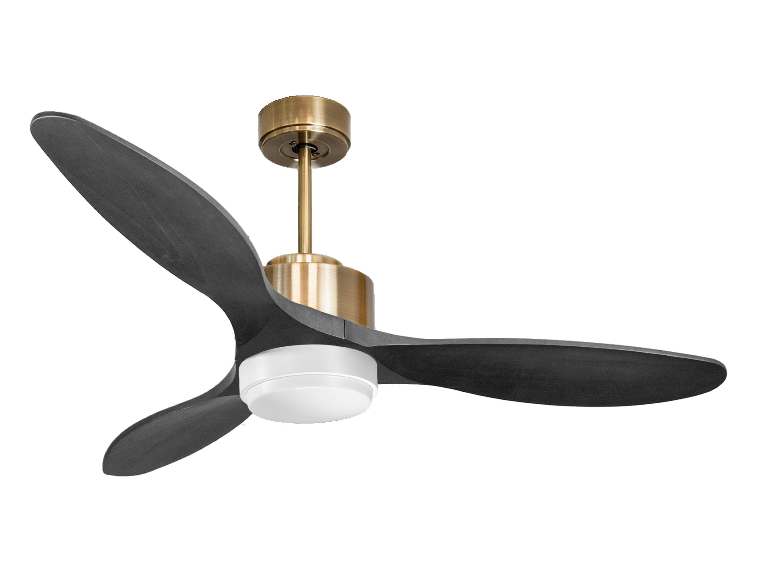 Ventilador de techo con luz motor dc lima d132 01 15 12 purline blanco 132 cm