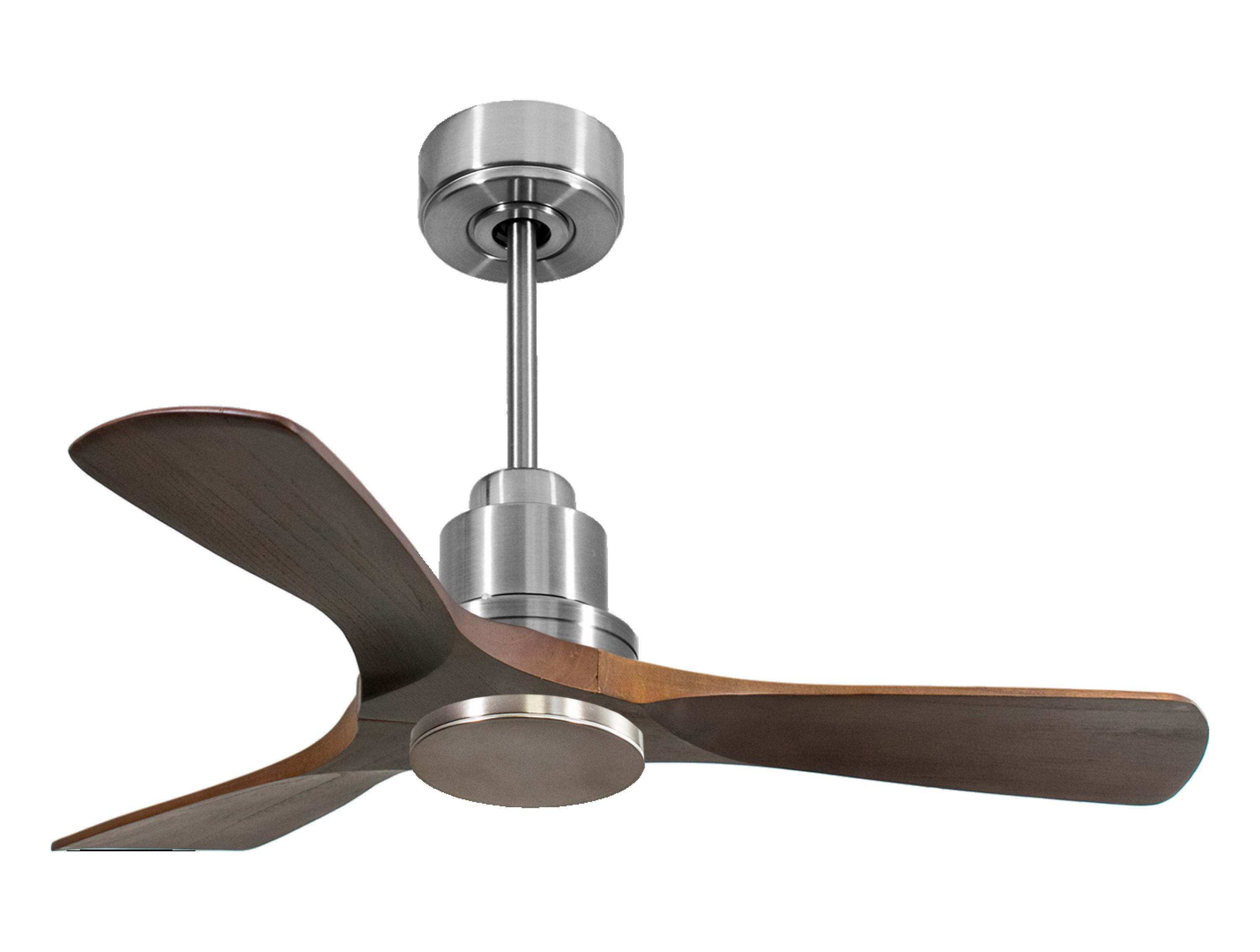 Ventilador de techo sin luz motor dc zafiro d106 04 35 purline marrón 106 cm