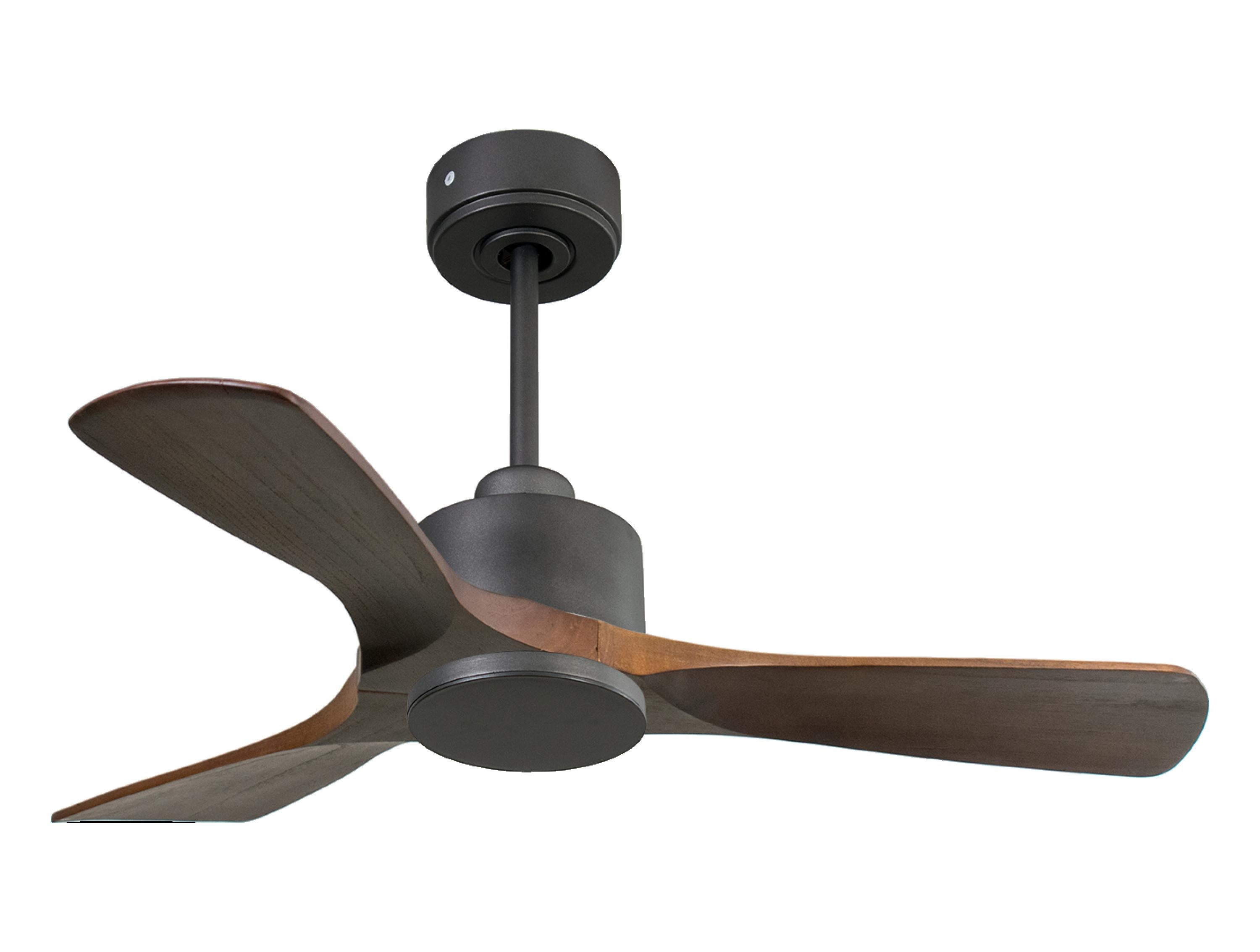 Ventilador de techo sin luz motor dc zafiro d106 04 21 purline marrón 106 cm