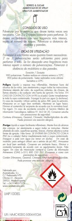 Pulverizador 100ML BERRIES/AÇÚCAR - 7