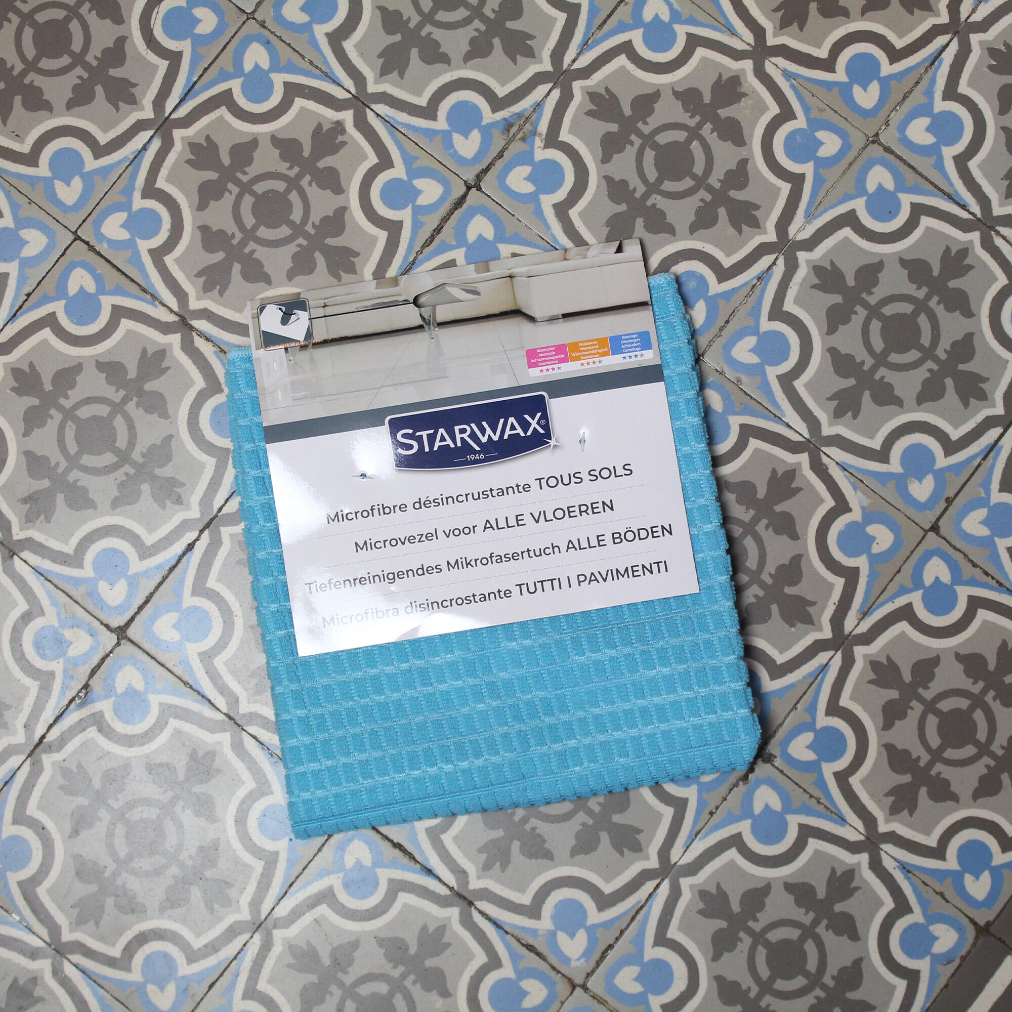 Serpillière microfibre polyester nettoyage quotidien STARWAX - 2