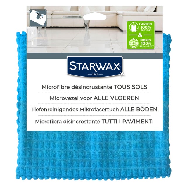 Serpillière microfibre polyester nettoyage quotidien STARWAX