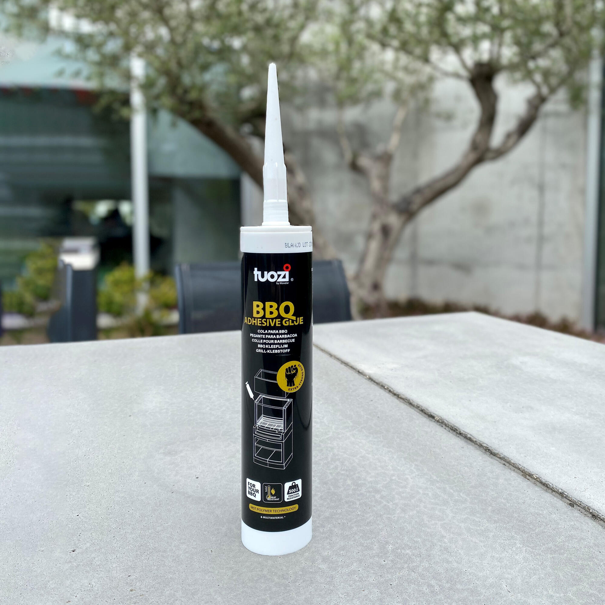 Adhesivo pegante para Barbacoa tuozi ms 290 ml - 2