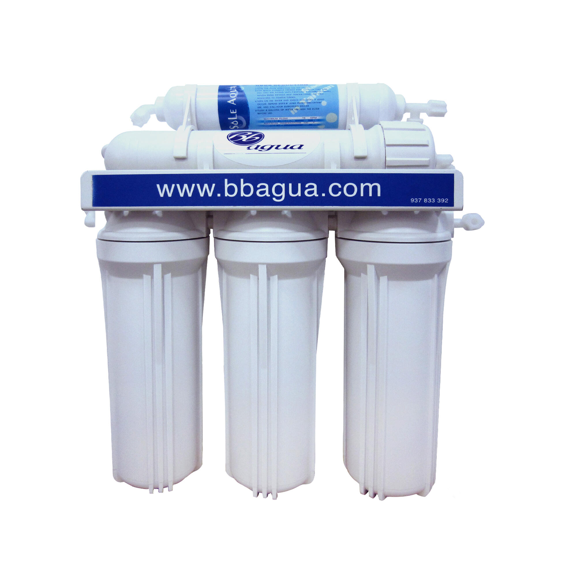 Equipamento de osmósis inversa 5 etapas Bbagua - 5