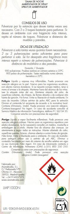 Pulverizador 100ML DAMA DE NOITE - 7