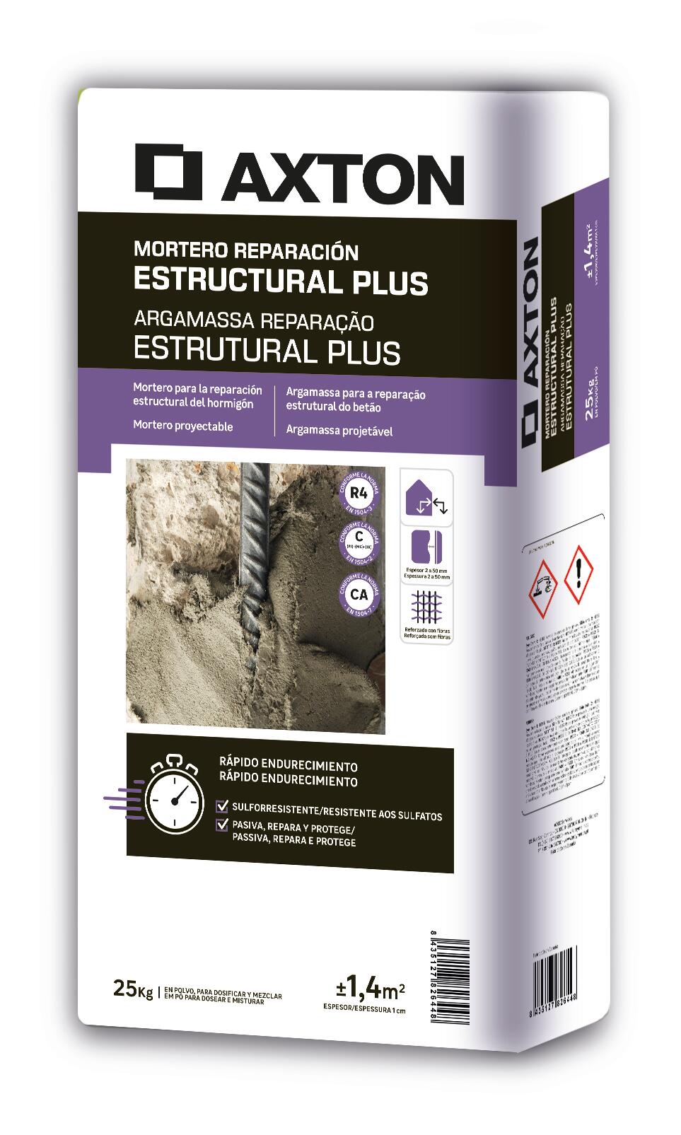Mortero de reparación R4 TECHNO 25kg gris | Leroy Merlin