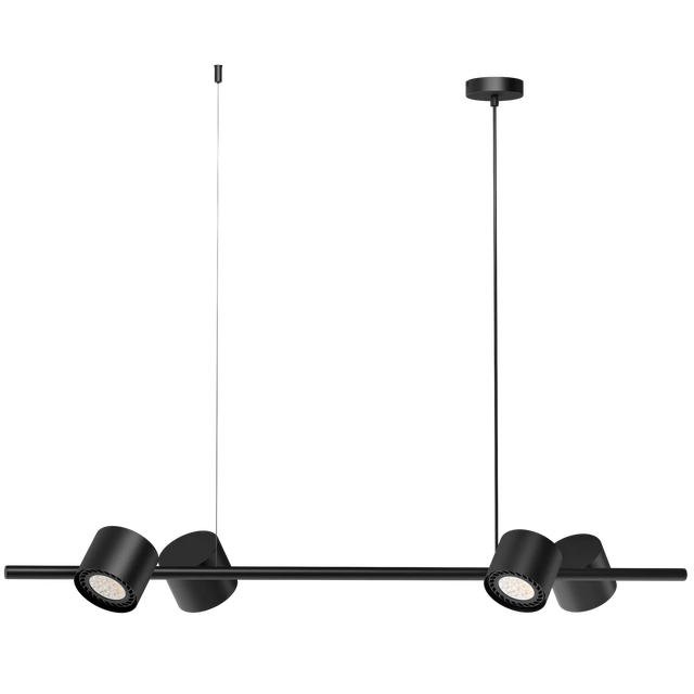 Lampa wisząca Bot czarna 4 x AR111 Aldex