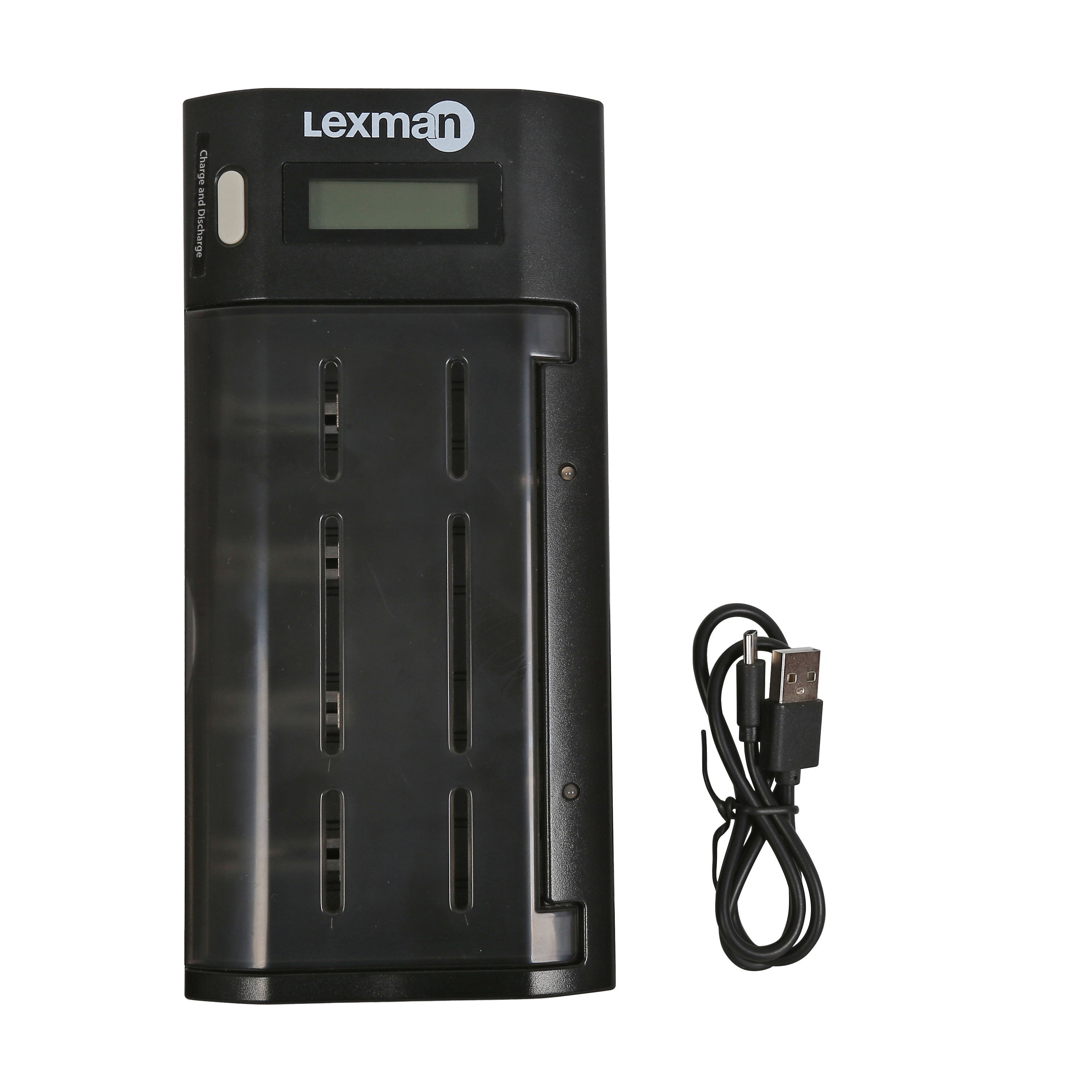 Ładowarka do akumulatorków AA/AAA/C/D/9V LEXMAN - 4