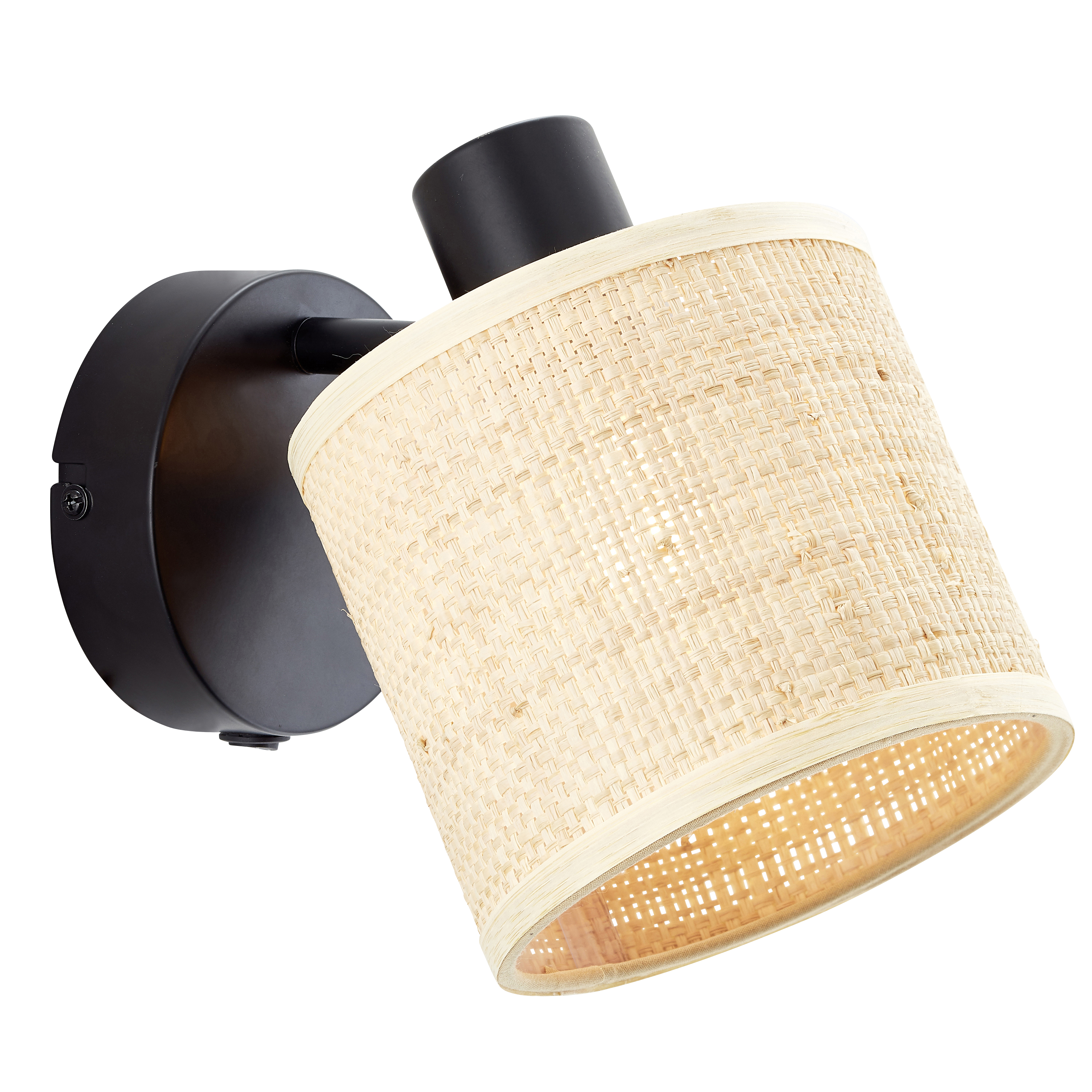 Foco carvi inspire 1 luz e14 rafia