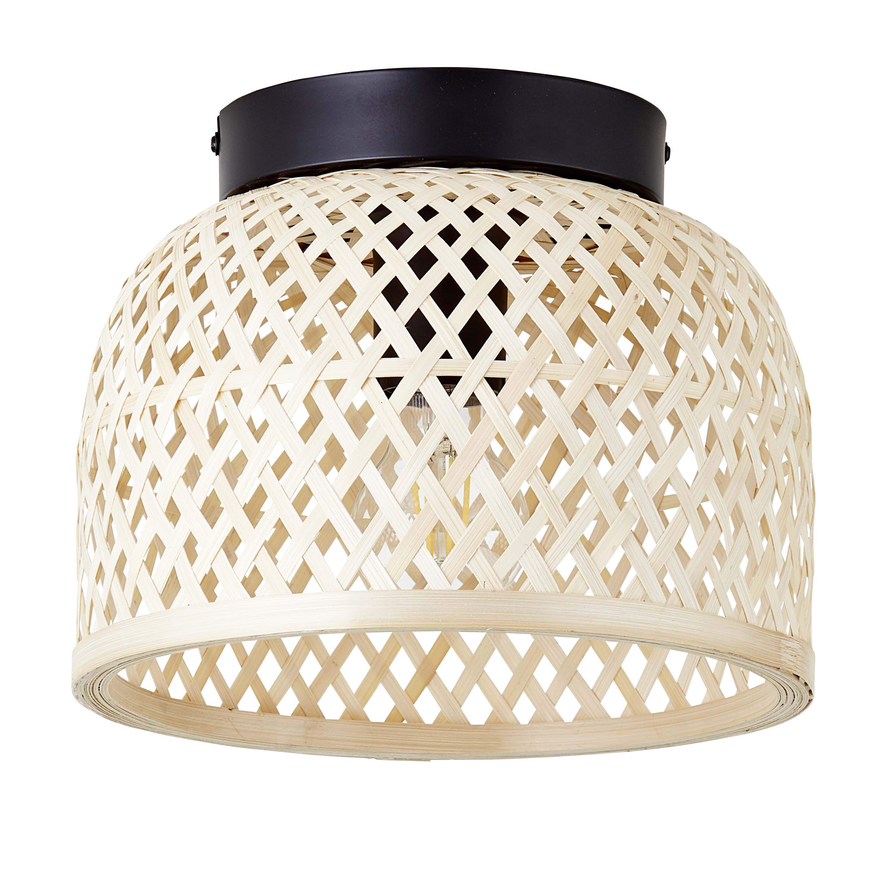 Lampa sufitowa Ninon czarna bambus E27 Inspire - 13