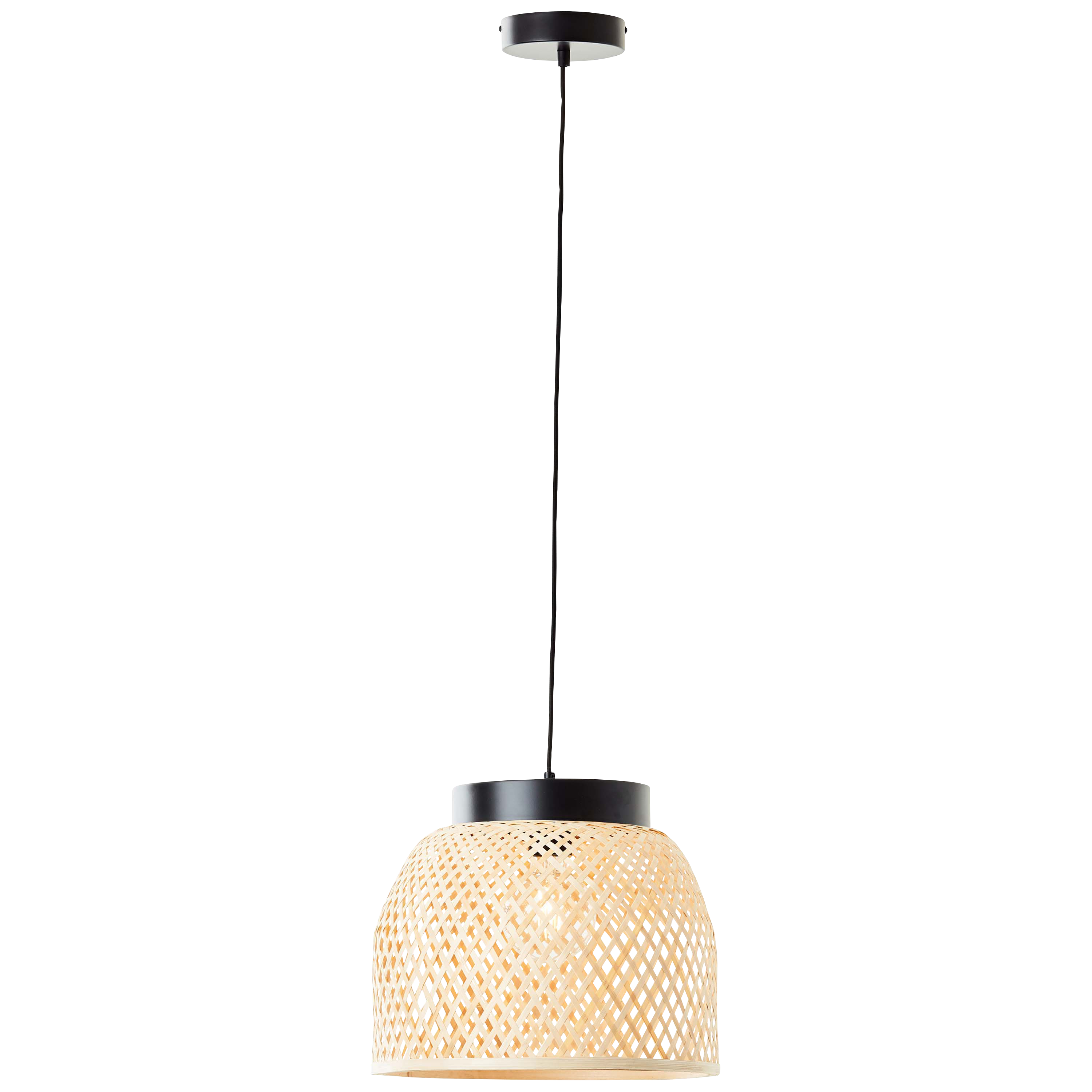 Lampa wisząca Ninon bambus E27 Inspire - 17