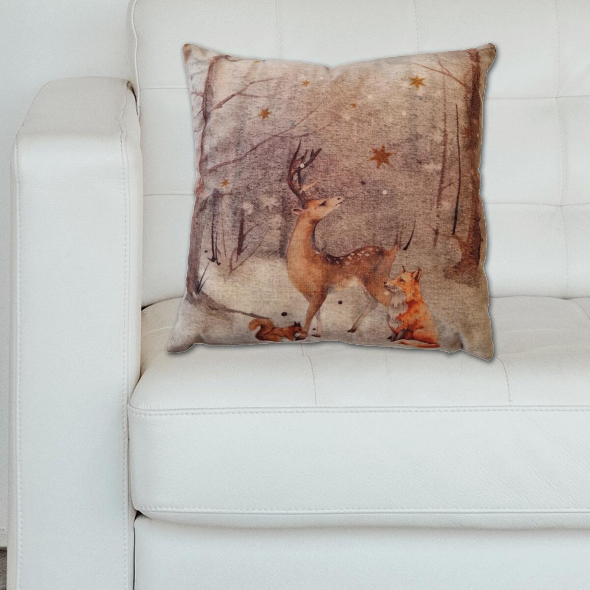 Cuscino Renna multicolore 42 x 42 cm - 2