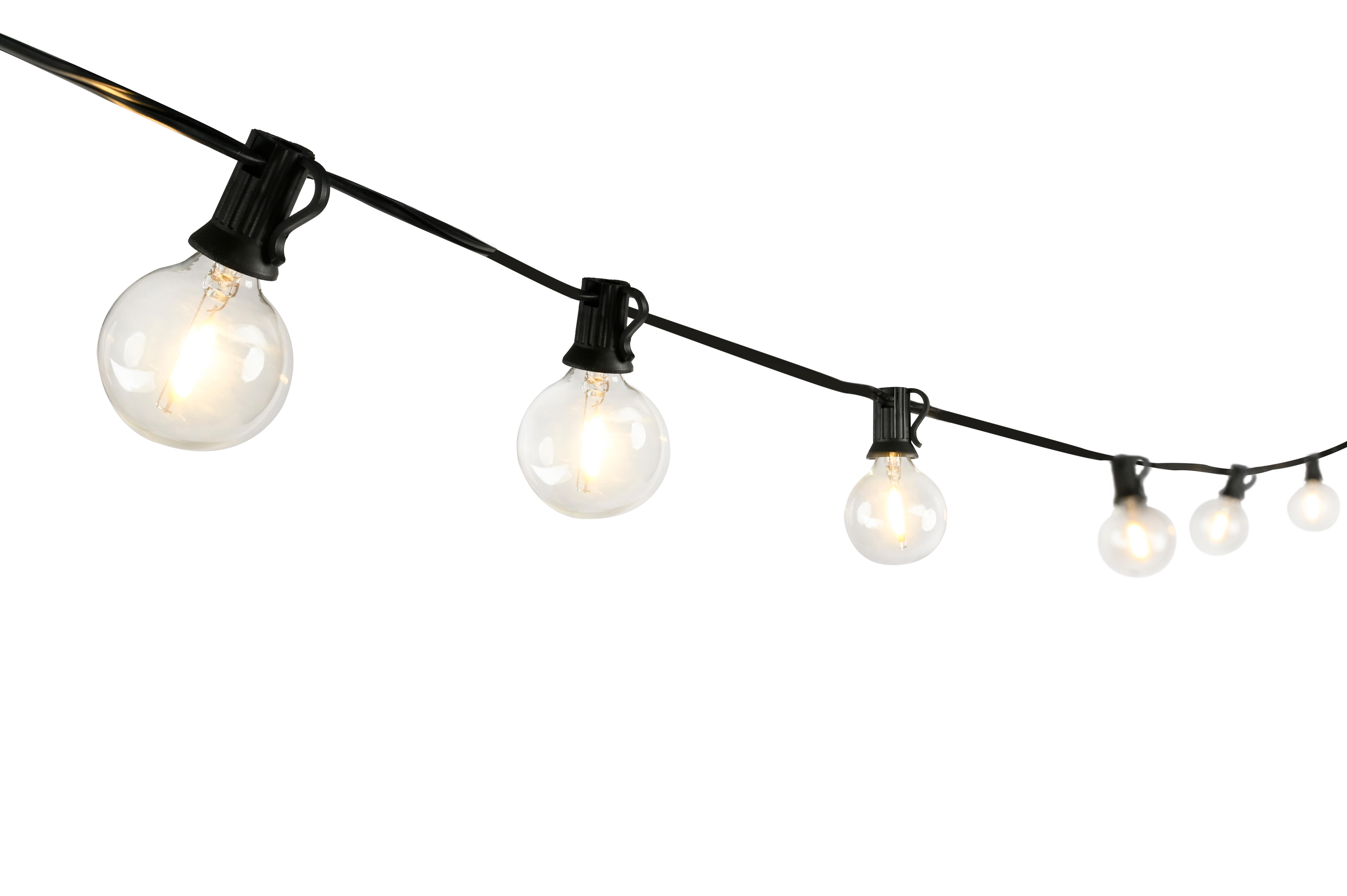 Guirnalda solar exterior LED blanco cálido con sensor crepuscular  Borealis IP44 8h. autonomía - 4