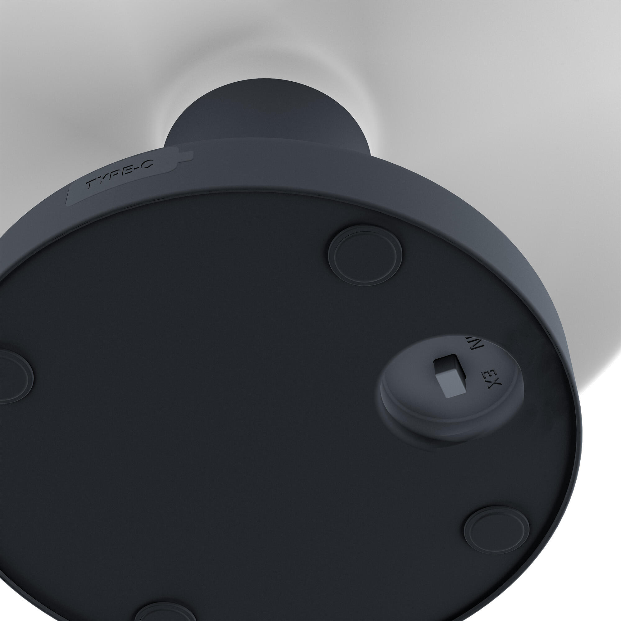 Lámpara de mesa solar sin cables gris/plata de exterior con sensor crepuscular luz LED intensidad regulable Mara IP54 y 8hrs autonomía - 8