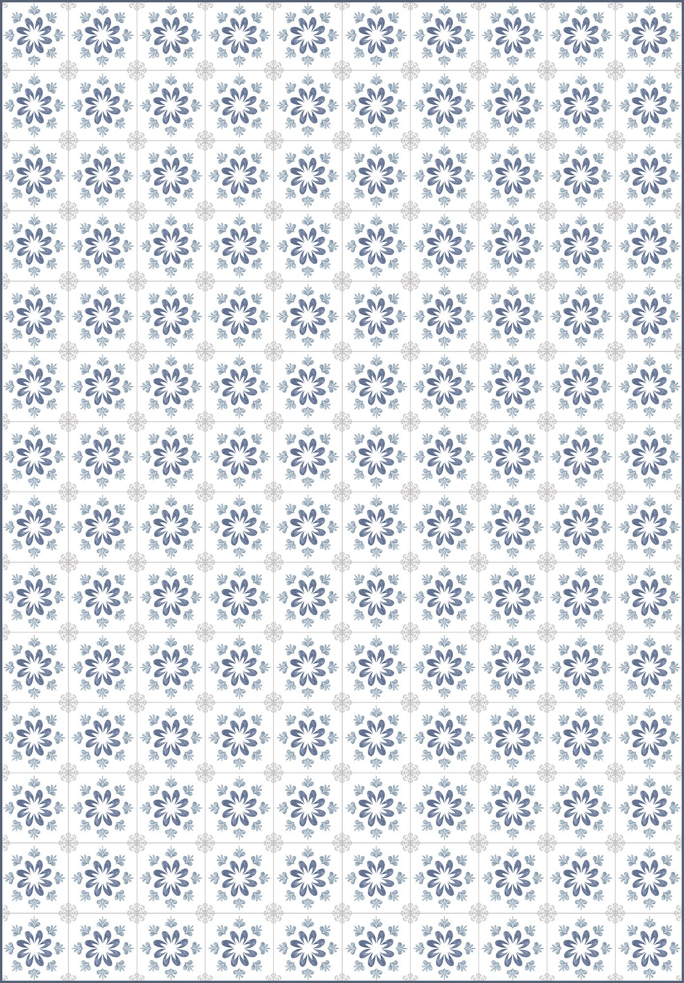 Alfombra exterior/interior pvc tejido plano base antideslizante callia flor multicolor 160x230cm