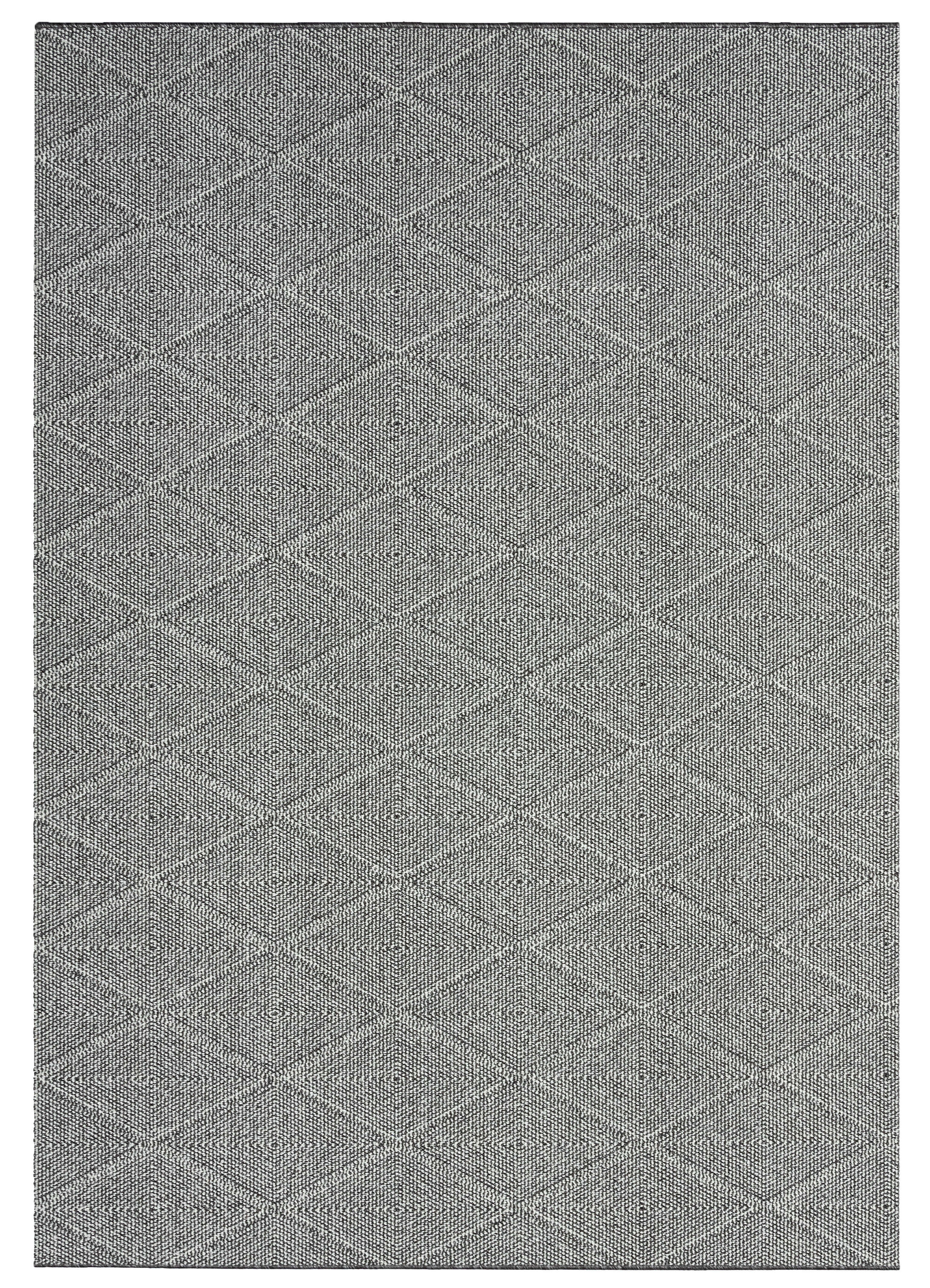 Alfombra pasillera polipropileno polar diamante gris 120x170cm