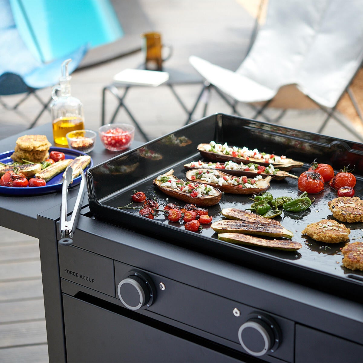 Plancha électrique modern FORGE ADOUR noir - 3