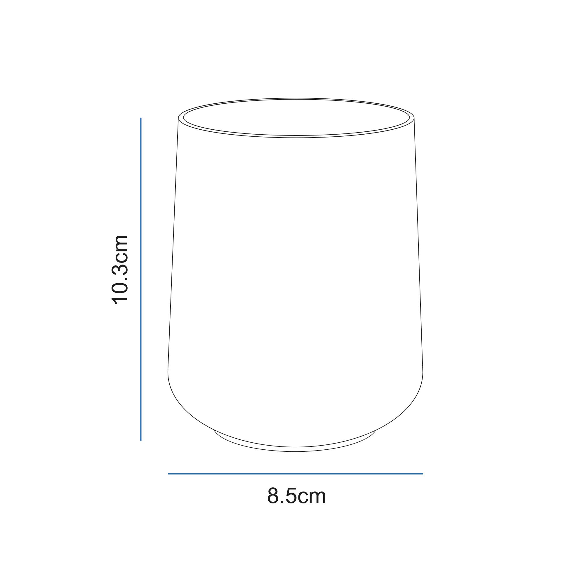 Vaso de baño Ada arena mate - 2