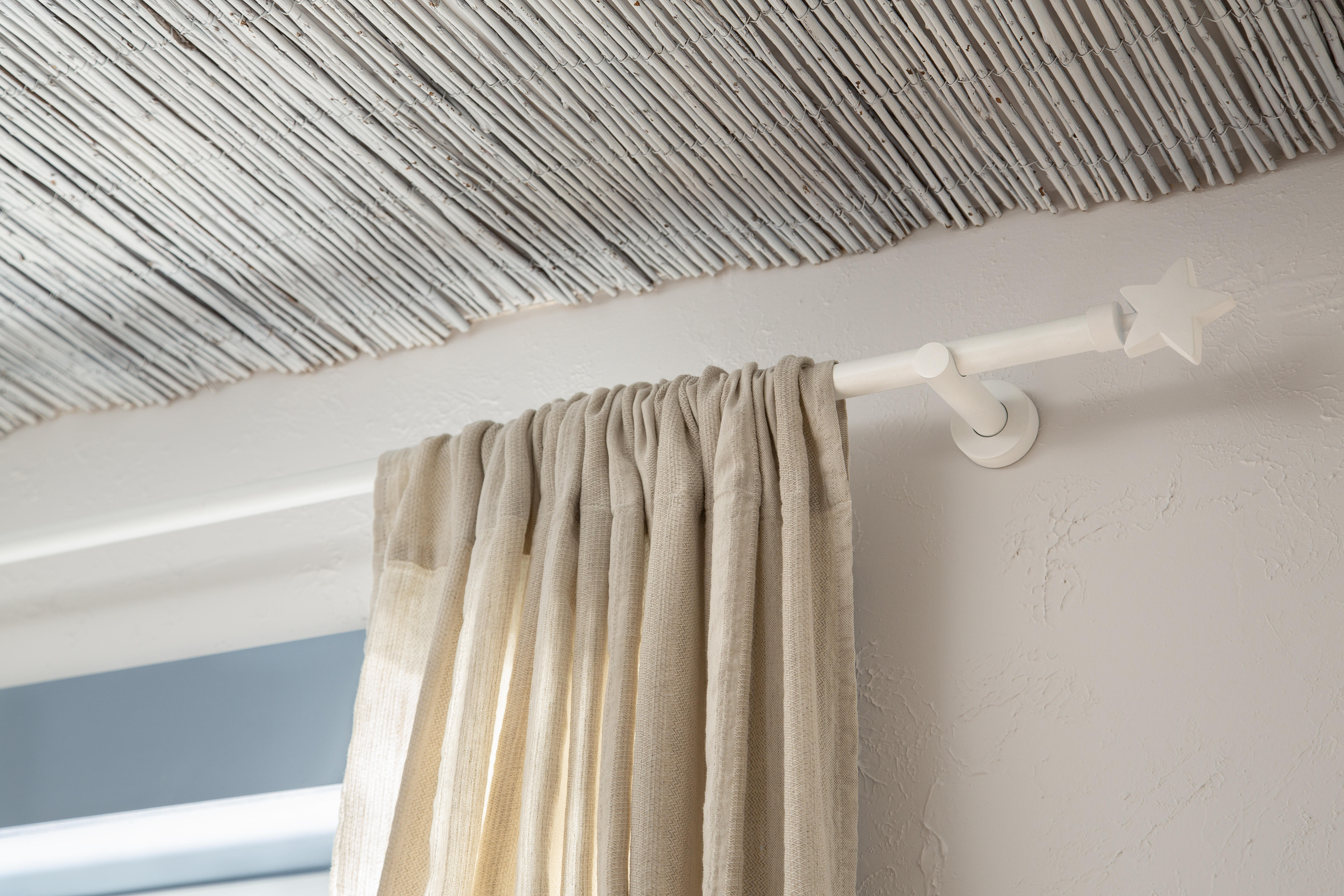 2 terminais para varão de cortina D20mm alumínio easyfix Inspire branco - 15