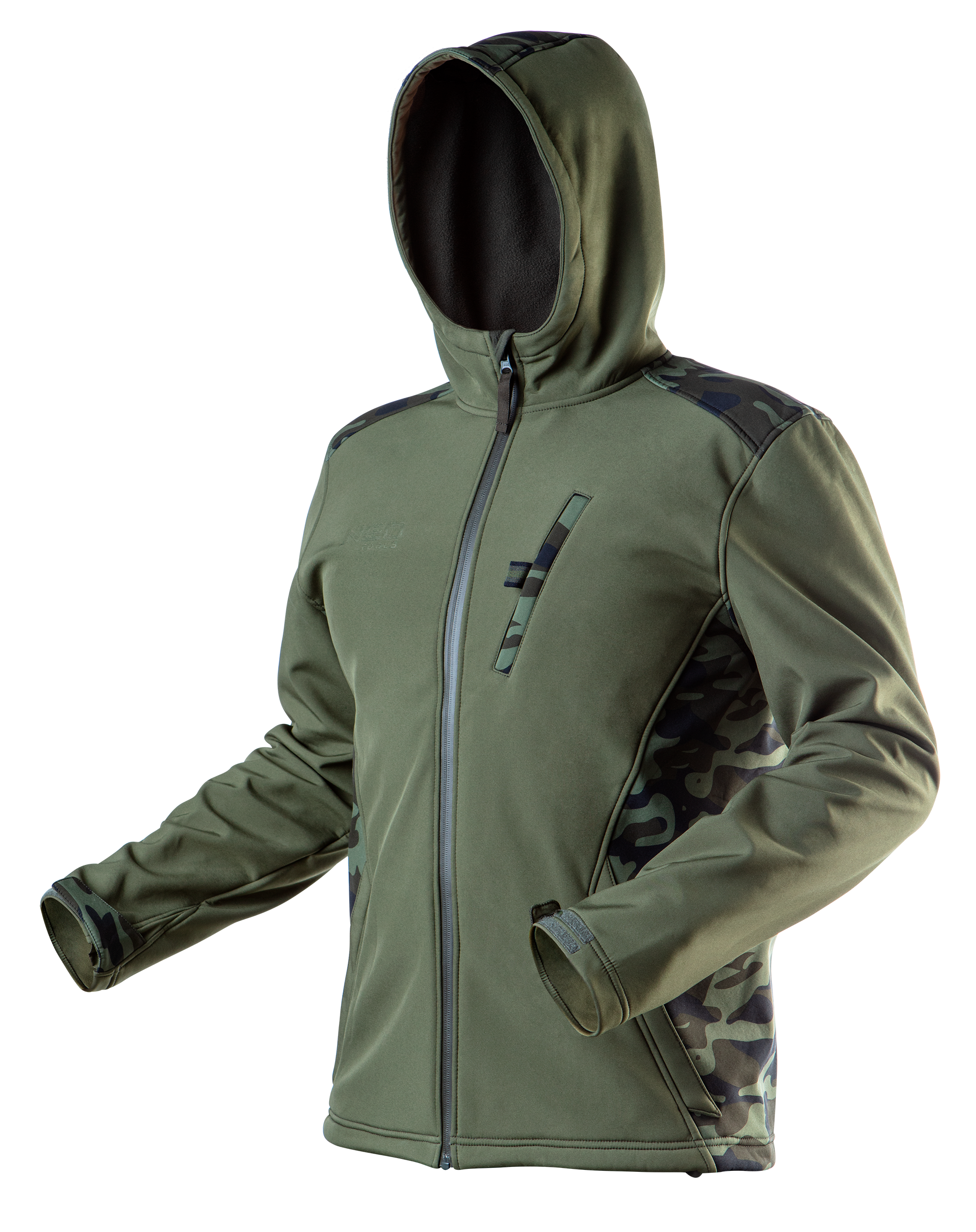 Kurtka robocza Softshell CAMO zielona rozmiar L NEO