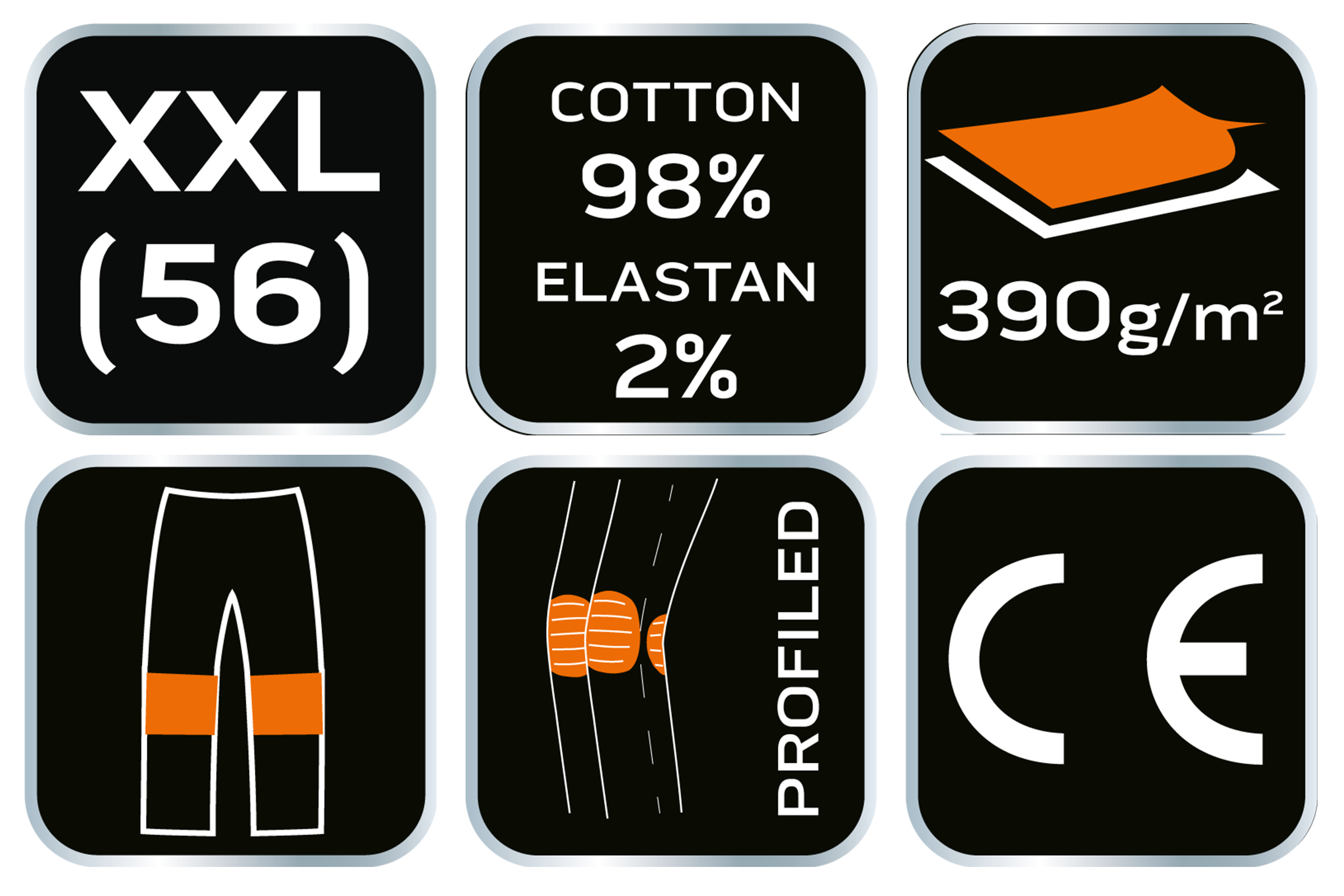 Spodnie robocze męskie czarne Denim r. XXL/56 NEO TOOLS - 6
