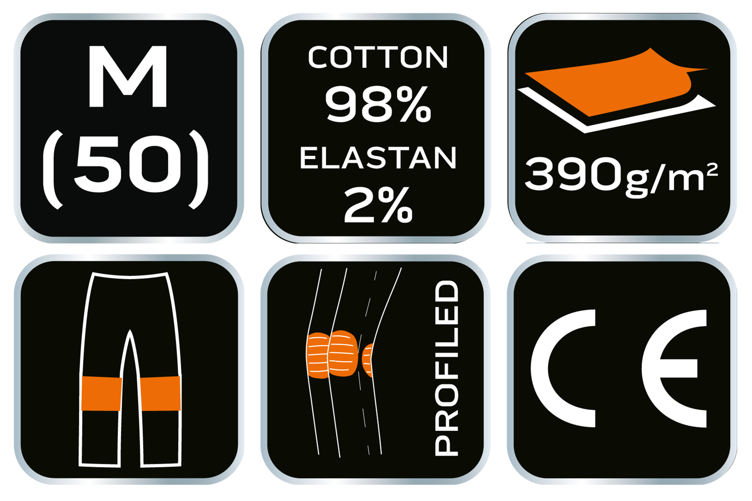 Spodnie robocze męskie czarne Denim r. M/50 NEO TOOLS - 6