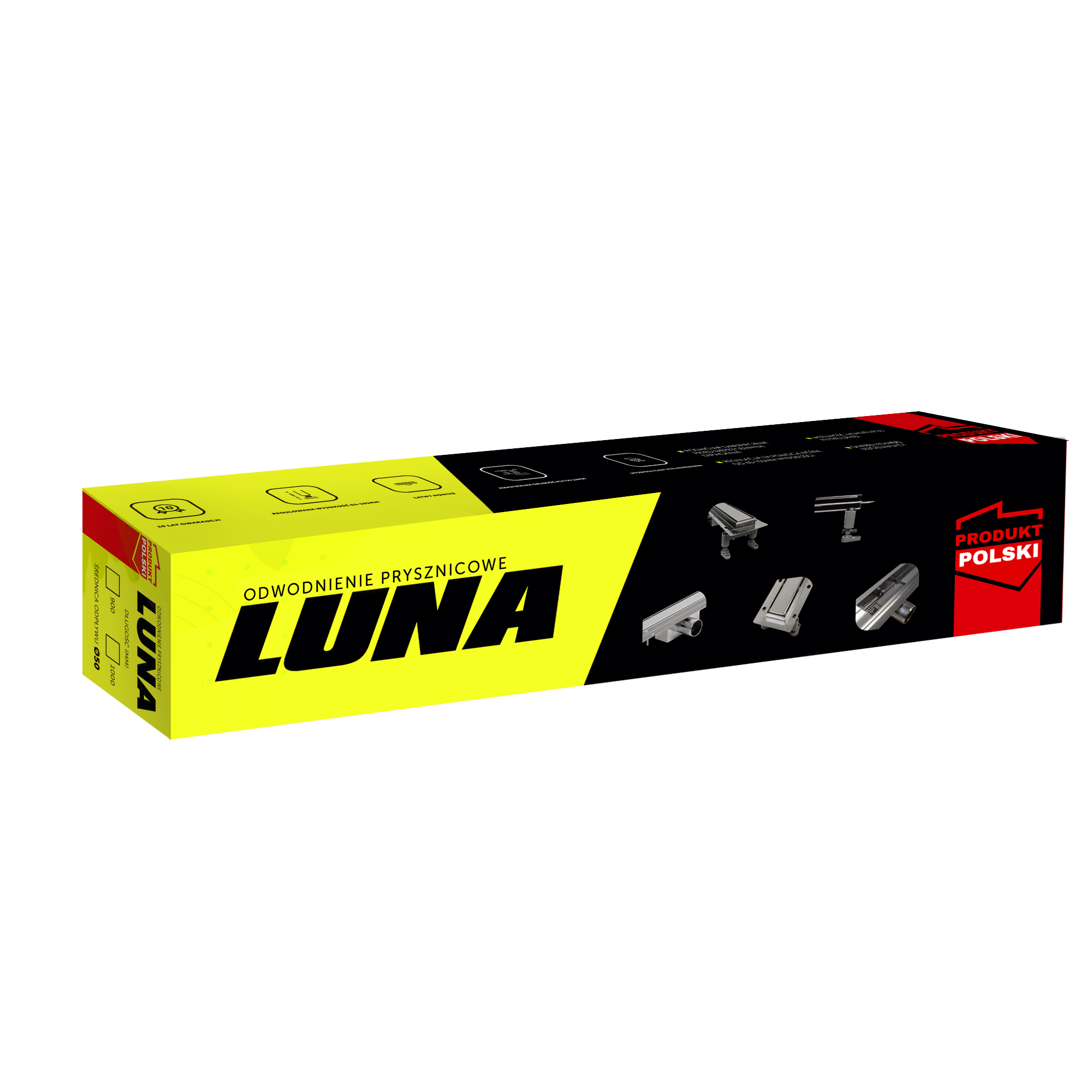 Odpływ liniowy prysznicowy L 700 LUNA - 2