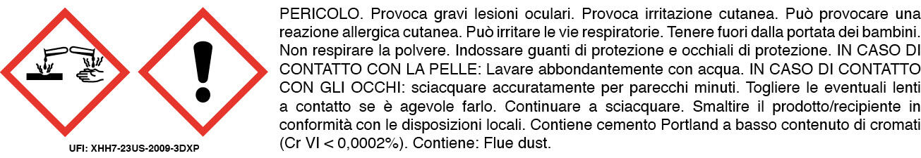 Malta adesiva in polvere 25 kg bianco C1 - 2