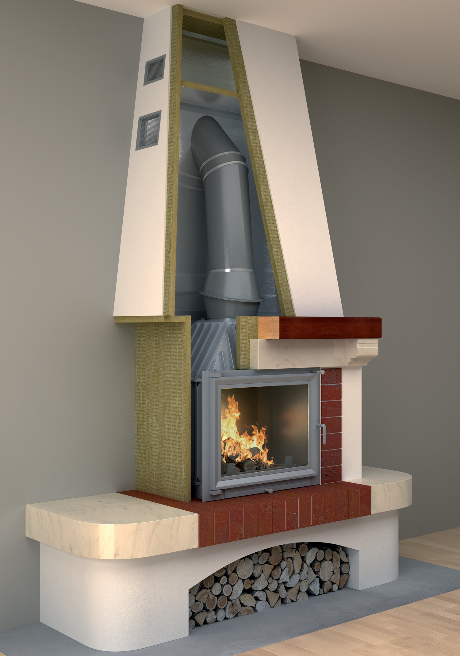Rouleau adhésif haute température alu ROCKWOOL, 50 mm x 15 m - 2