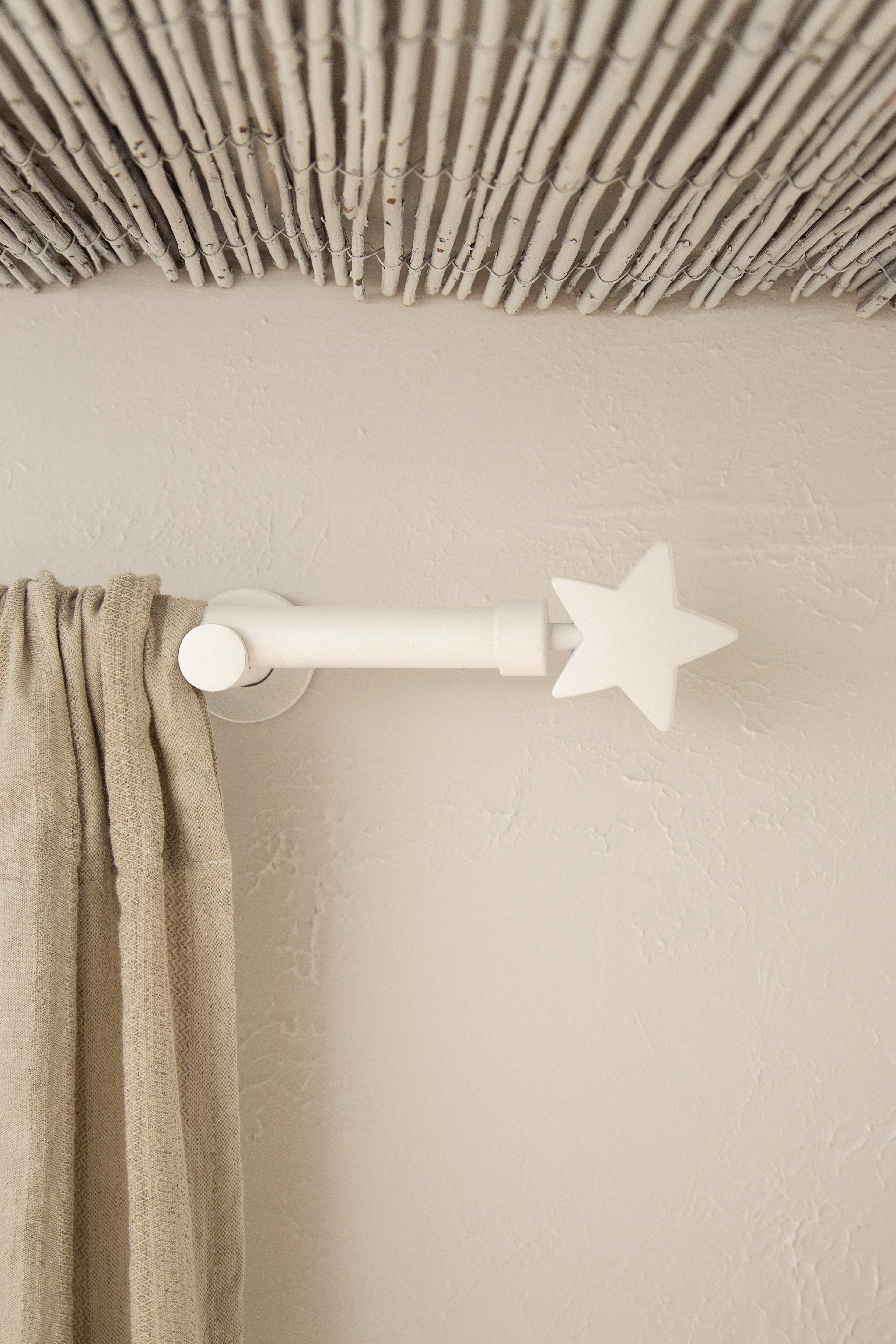 2 terminais para varão de cortina D20mm alumínio easyfix Inspire branco - 5