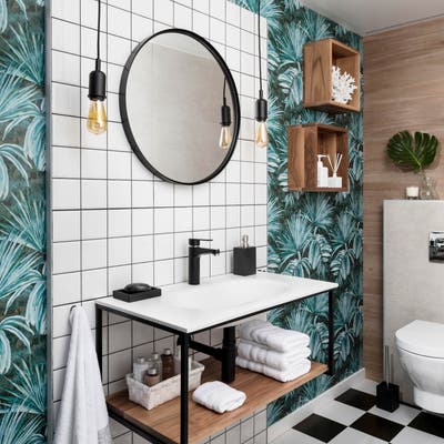 50 ideas de decoración para la zona del lavabo del baño