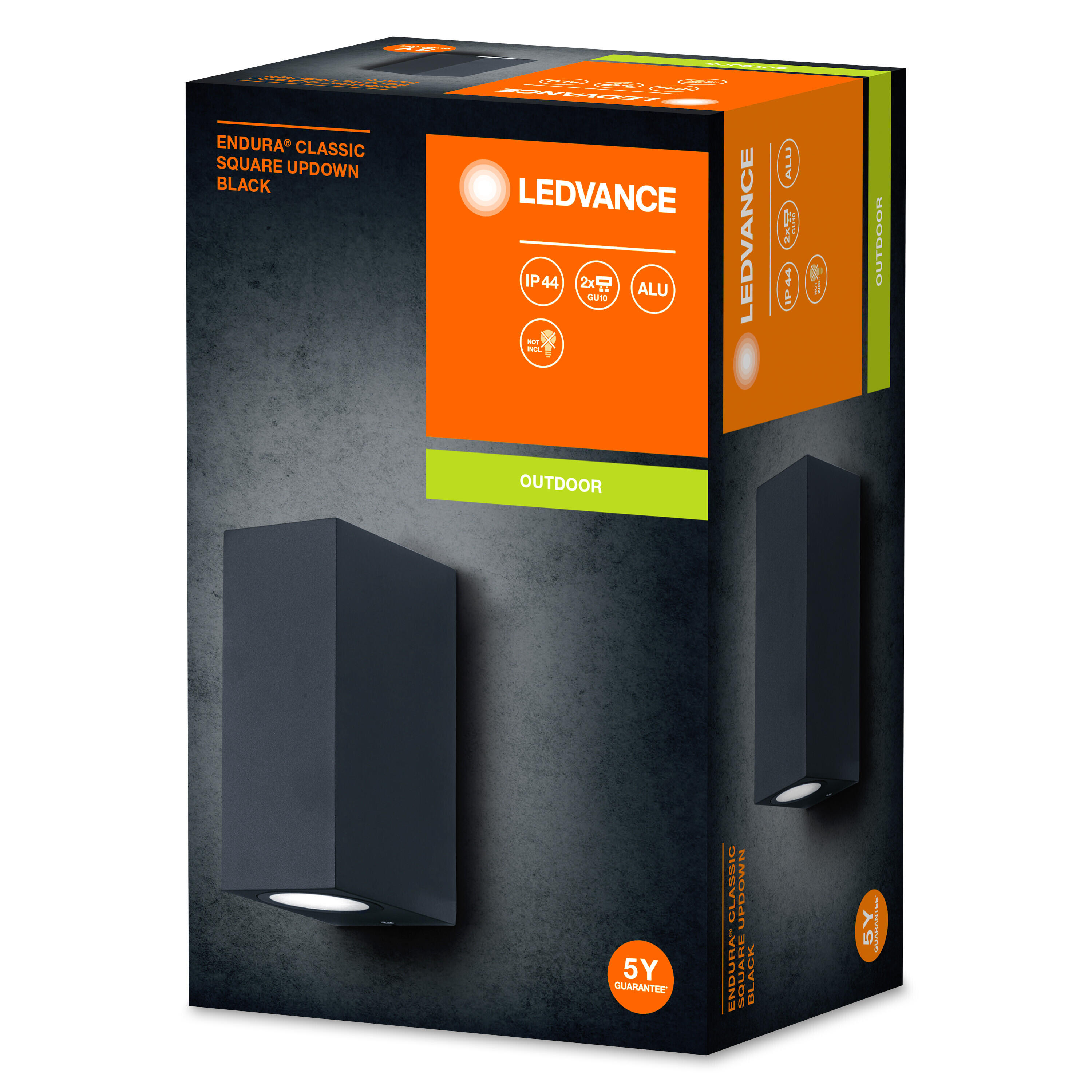 Applique extérieure 2 x GU10 Endura Classic noir LEDVANCE - 4