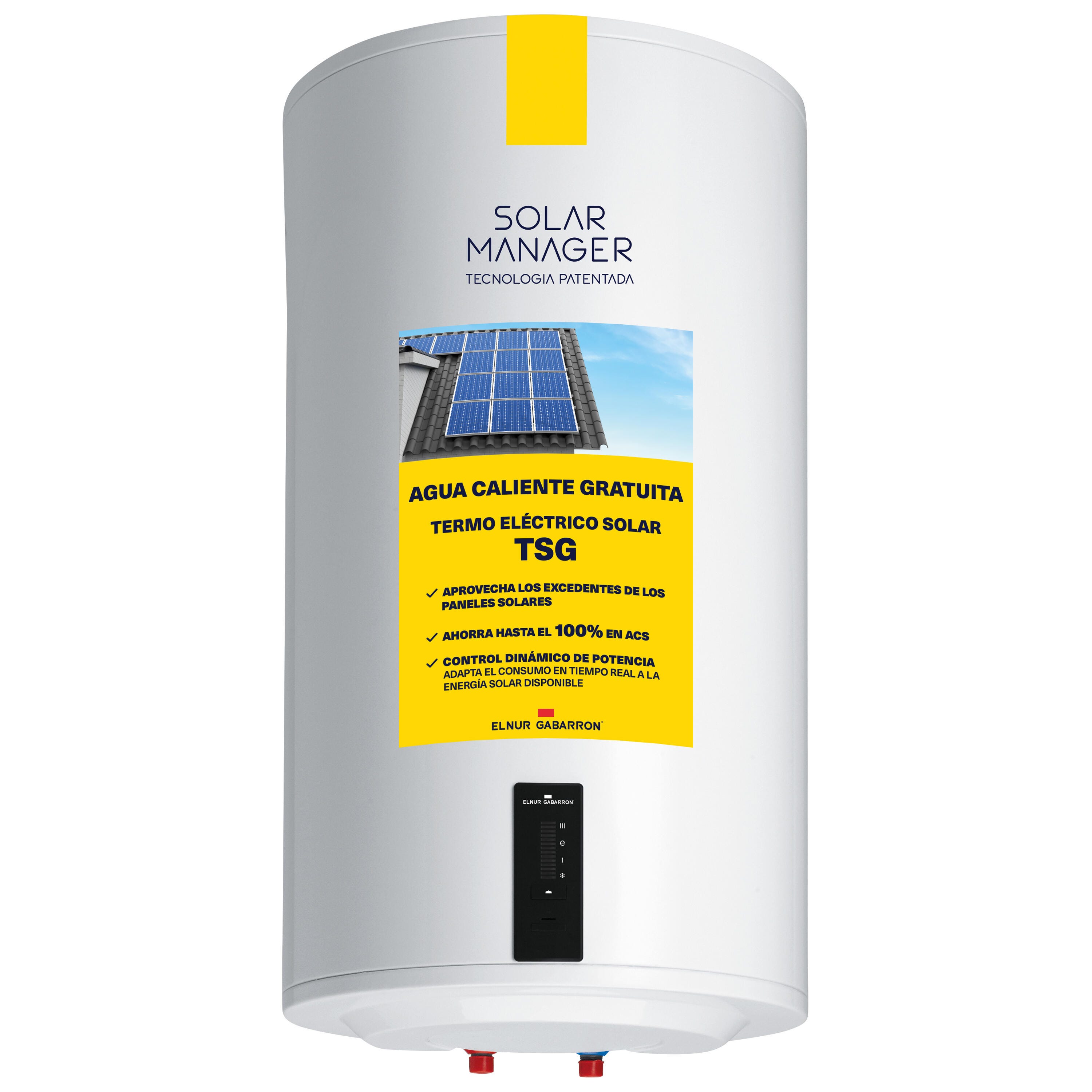 Termo Eléctrico Solar TSG100L ACS Potencias Modulantes 600 1000 y