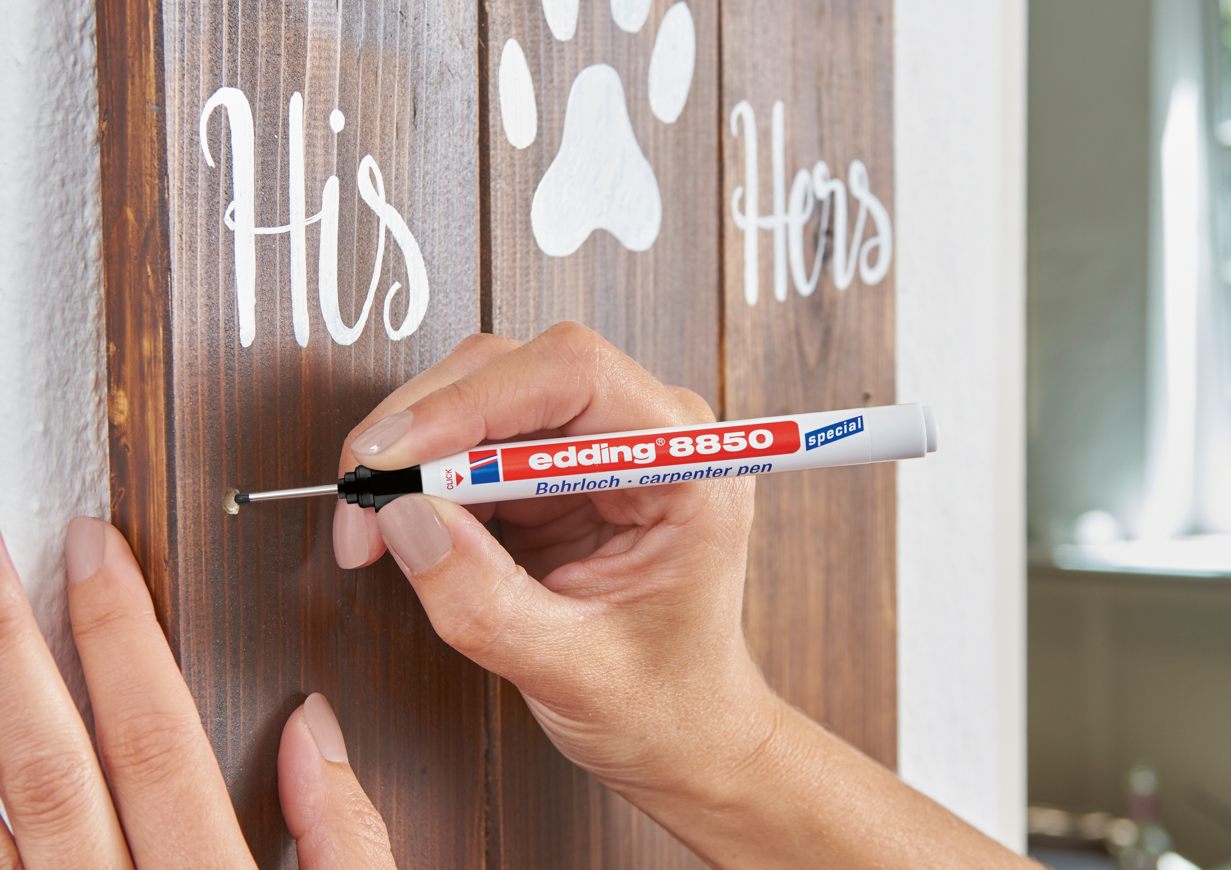 Marqueur de précision accès difficile EDDING 8850, noir - 4