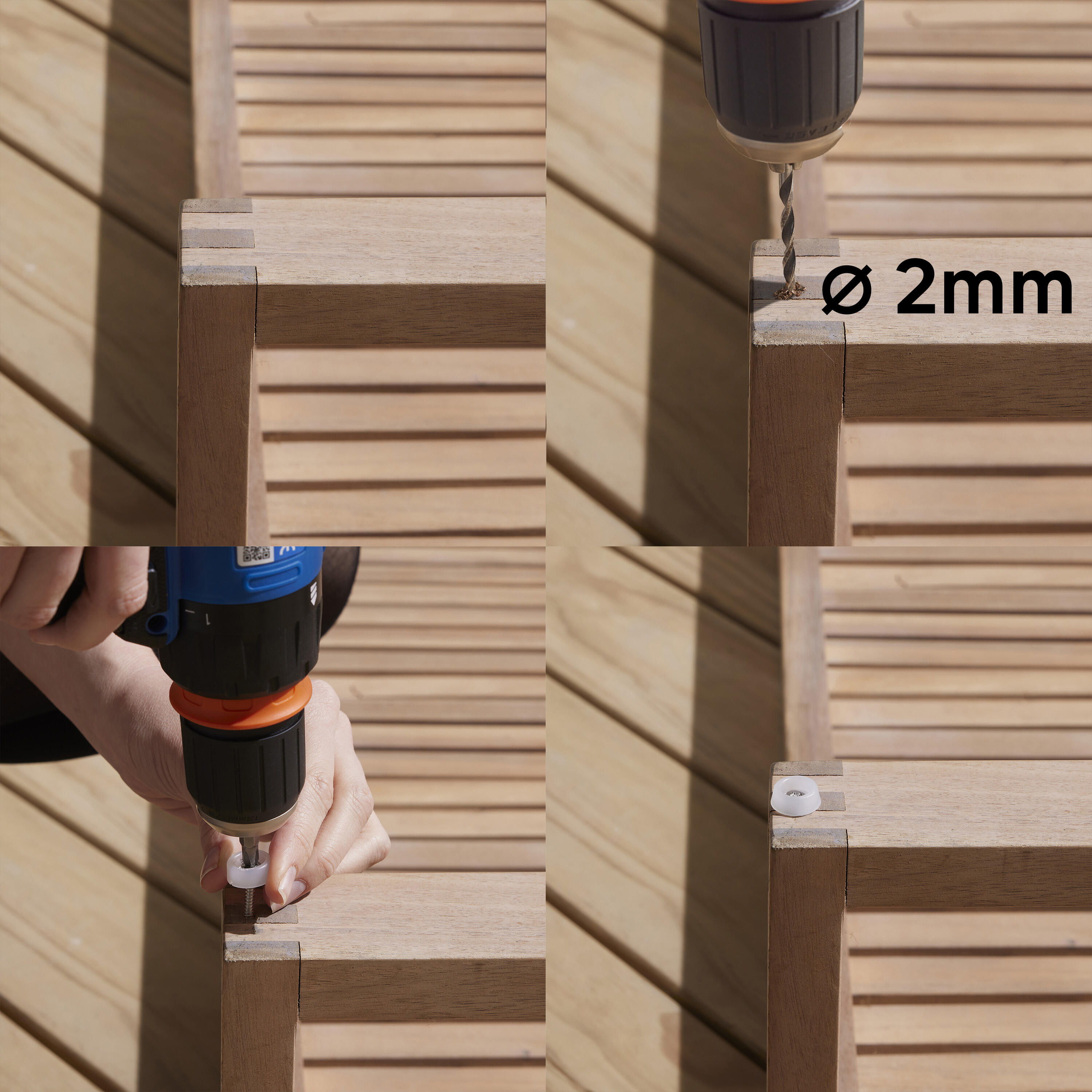 4 patín redondos STANDERS de goma ø 17 mm - 5