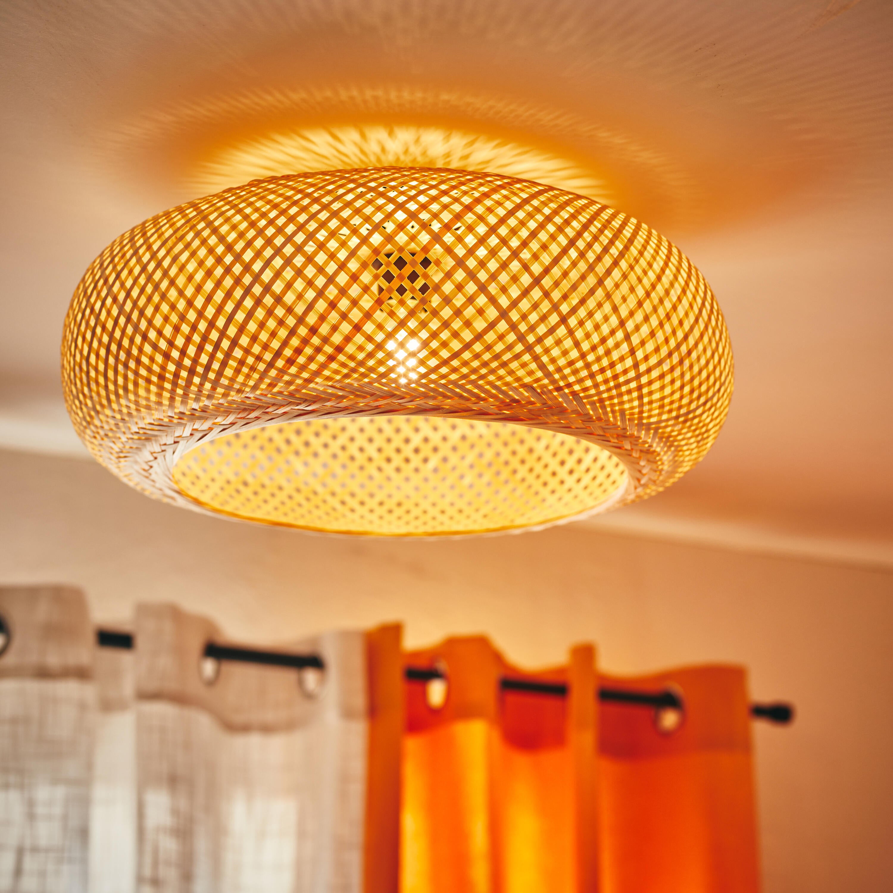 Lampa sufitowa Manisa bambus E27 Inspire - 6