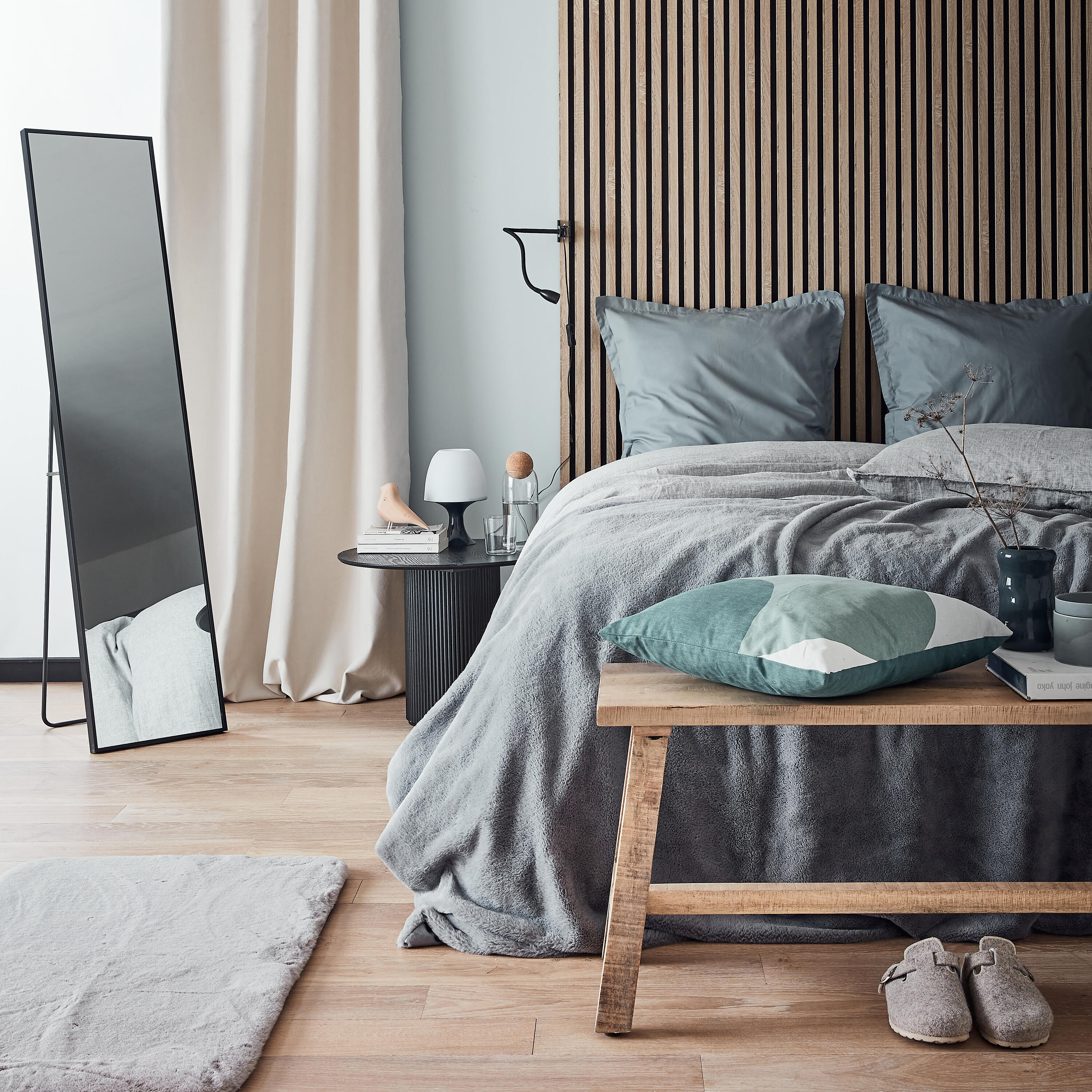 Cortinado ilhós térmico Ragnar 140x280cm bege Inspire - 13