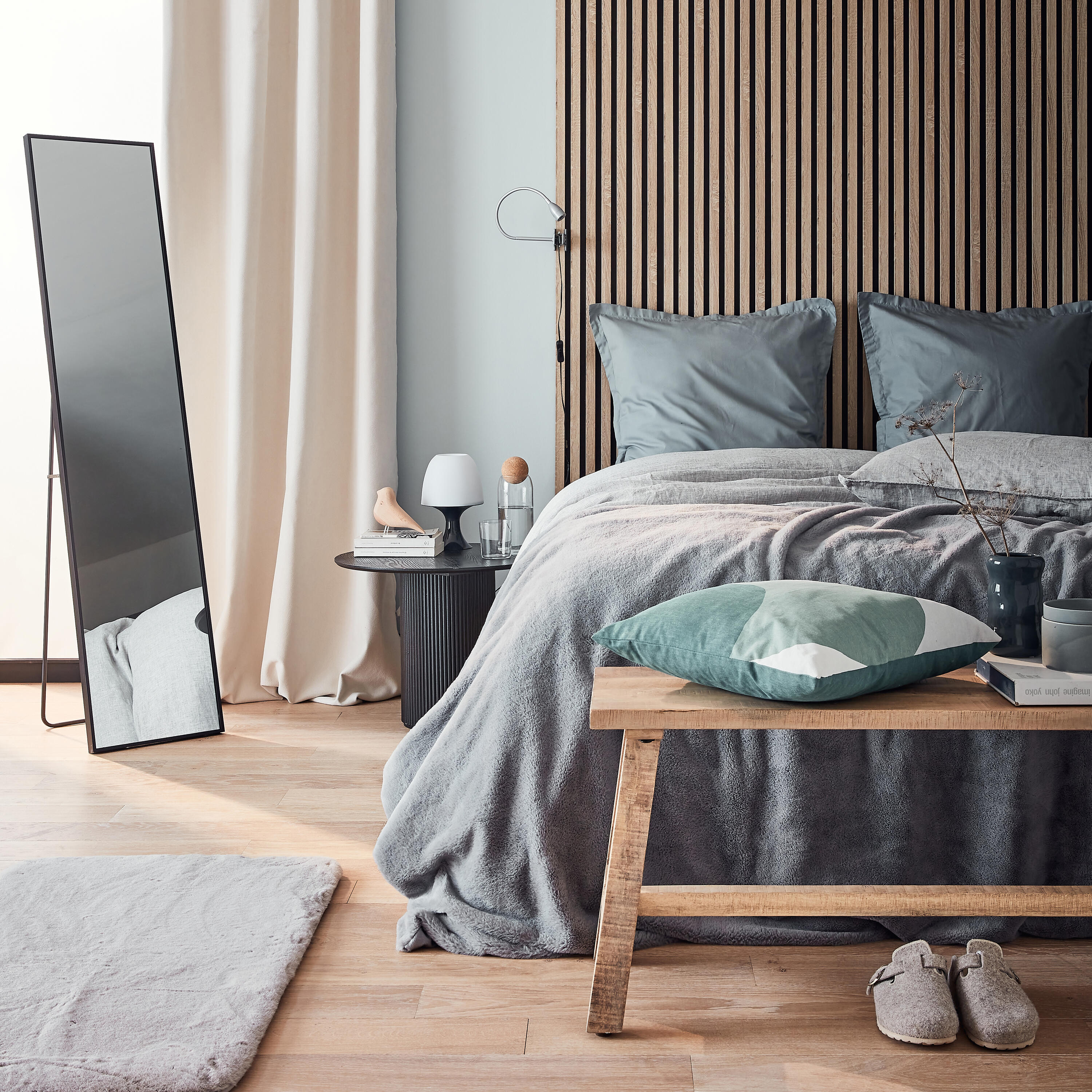 Cortinado ilhós térmico Ragnar 140x280cm bege Inspire - 12