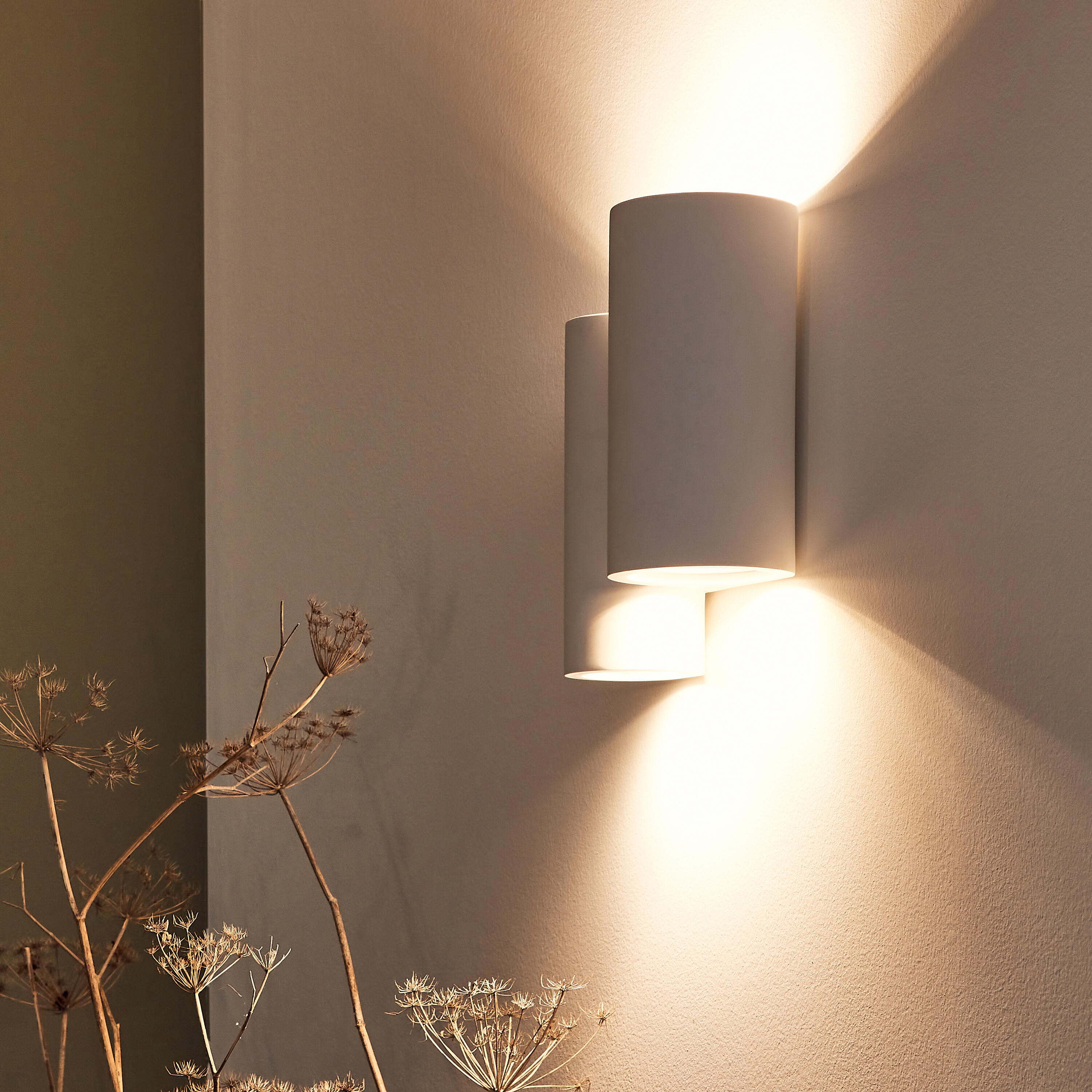 Applique GU10, fer / produit sans abat-jour, blanc, Labrea, INSPIRE - 3