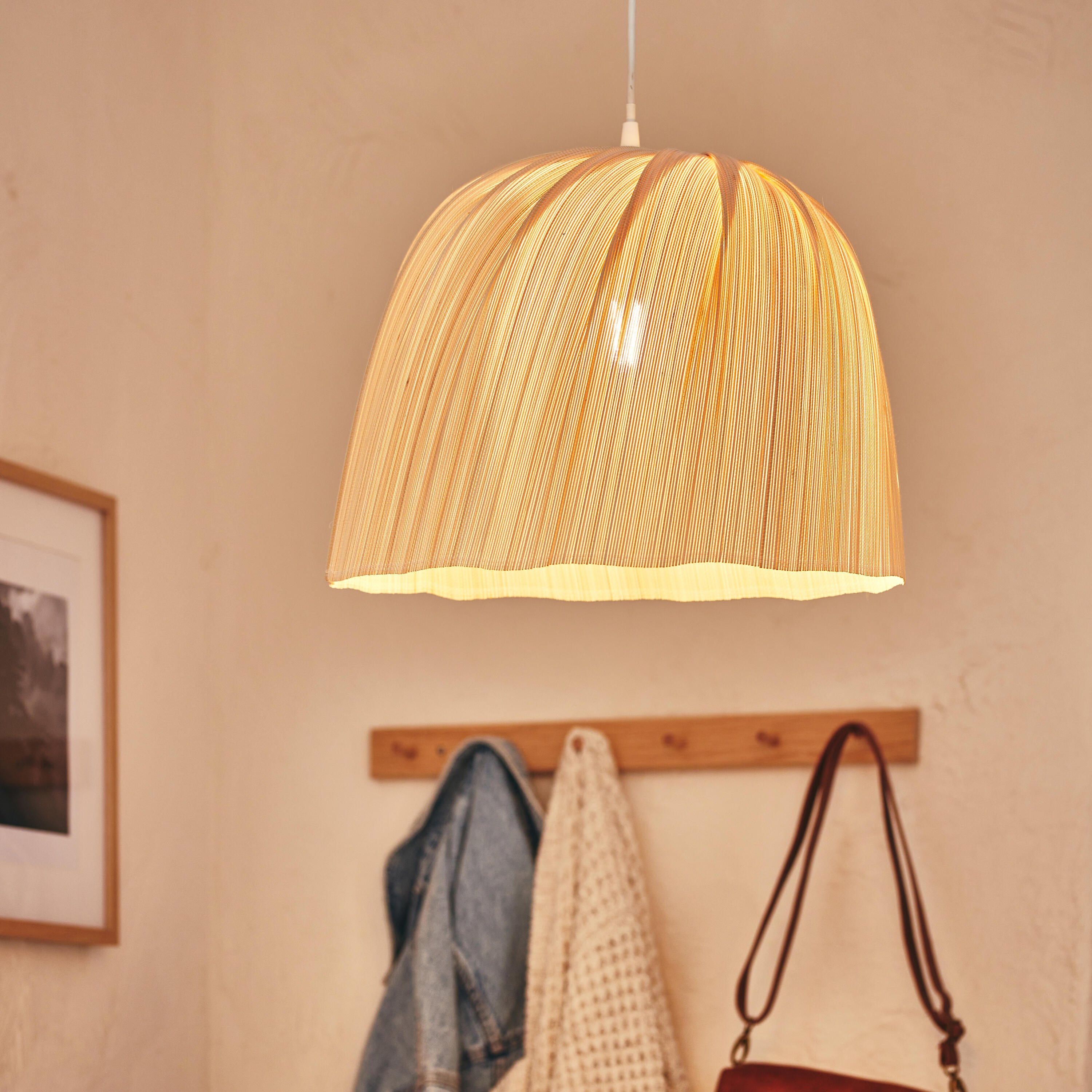 Lampa wisząca Jalapa bambus E27 Inspire - 8