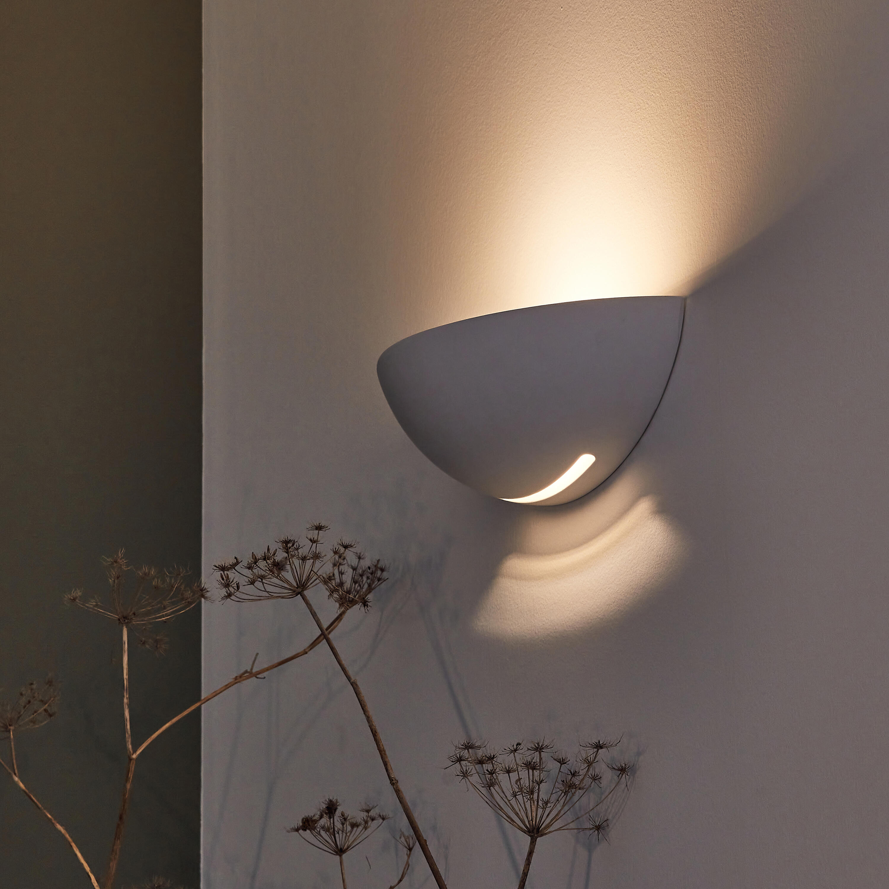 Candeeiro de parede inspire SESTRIERE E27 31cm 1 luz branco - 16