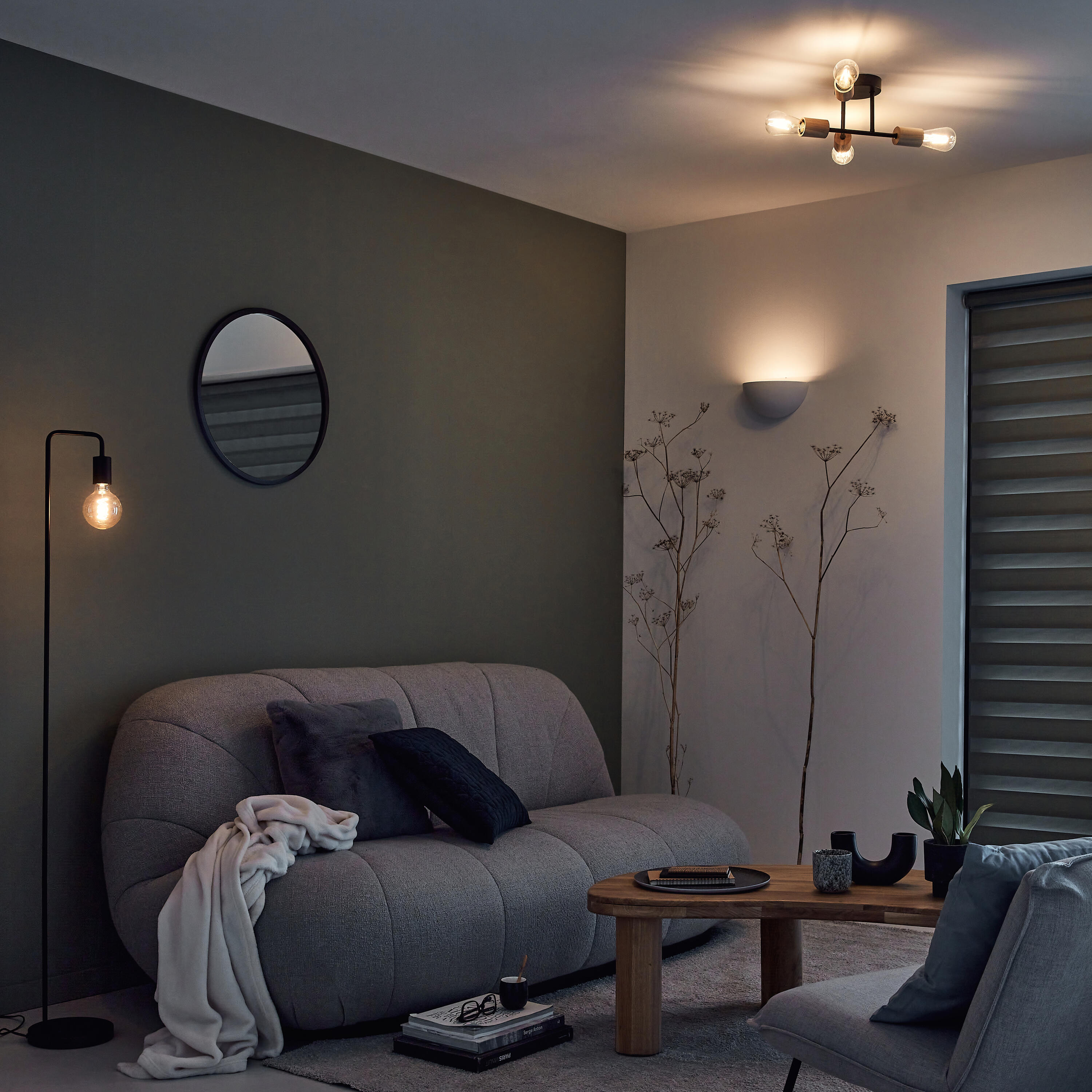 Estore de rolo 105x250 cm bolero forest Inspire - 14